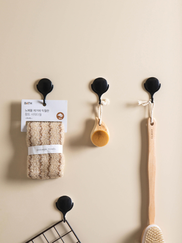 2 neodymium round magnetic hooks