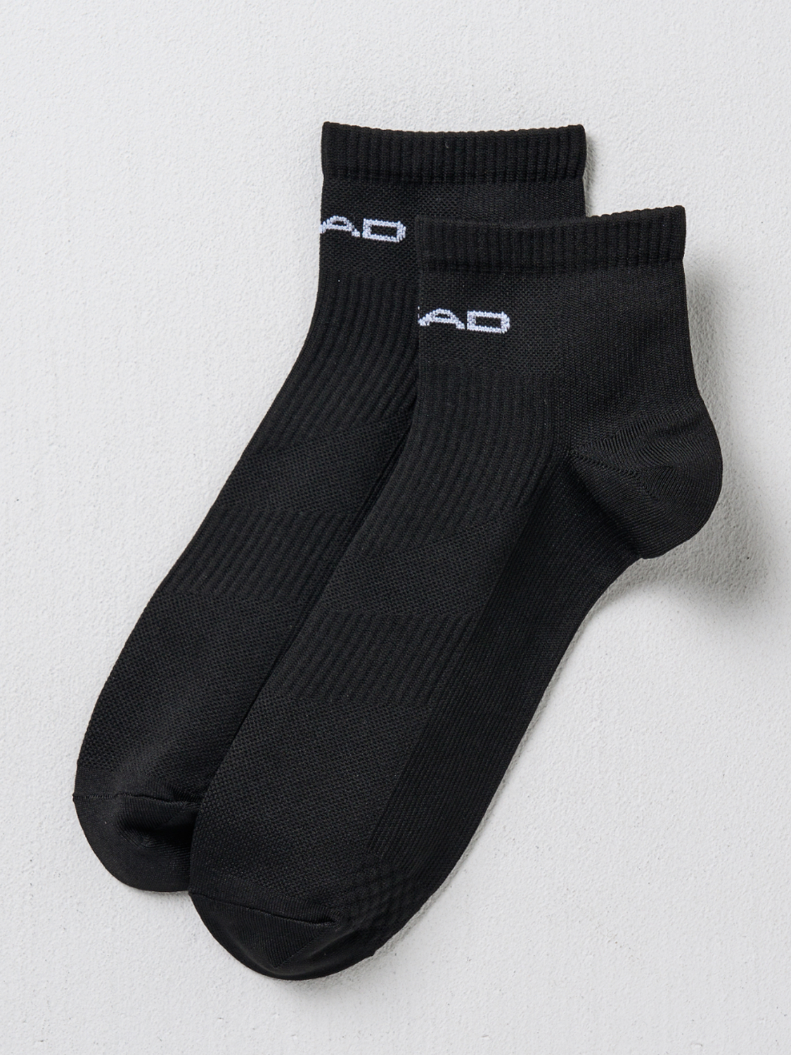 [Men] HEAD Short Socks Black