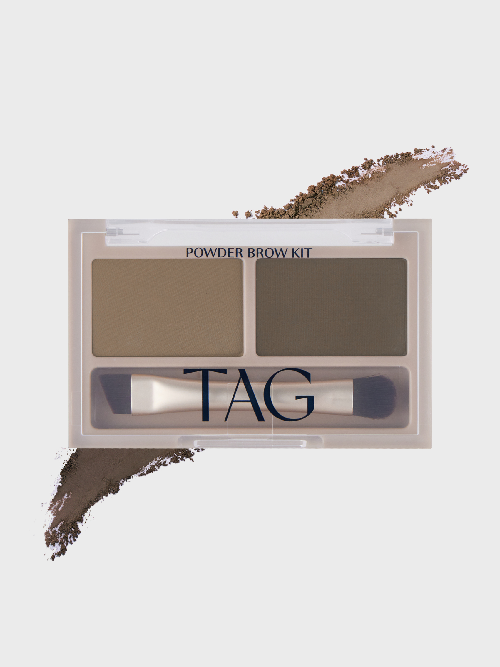 Tag Powder Brow Kit (No. 2_Natural Brown)