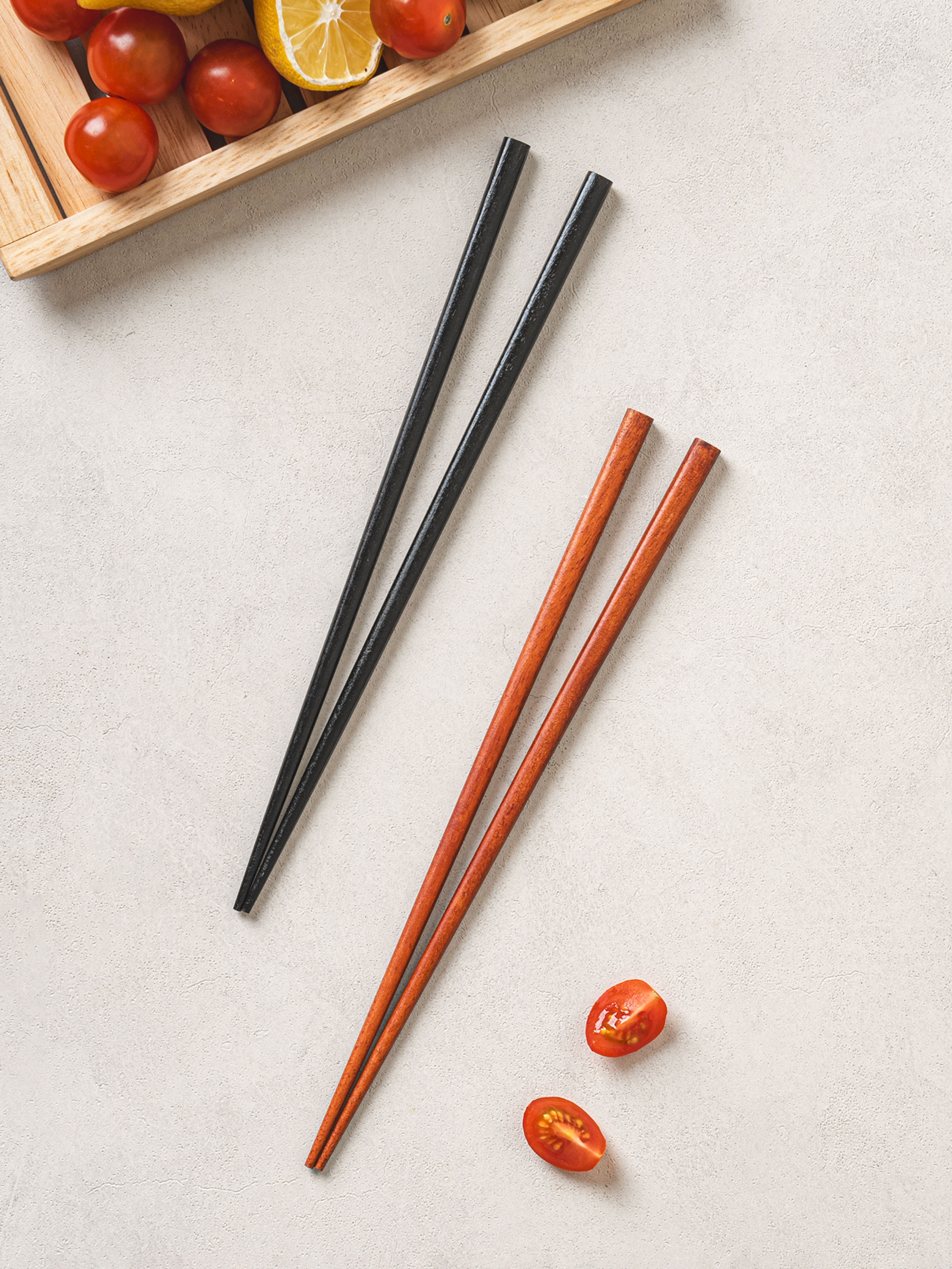 Set of 2 ironwood chopsticks