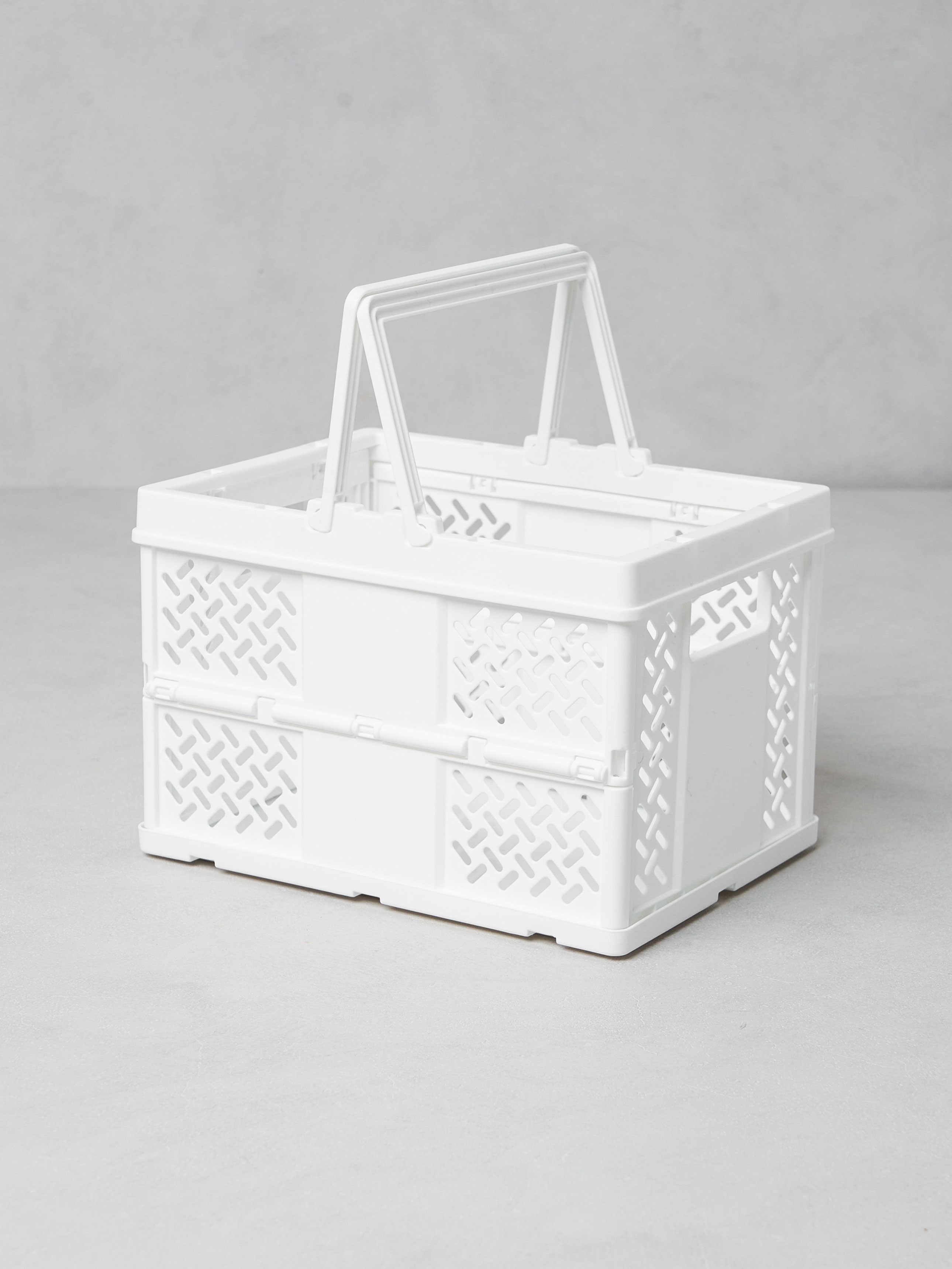 foldable handle basket small