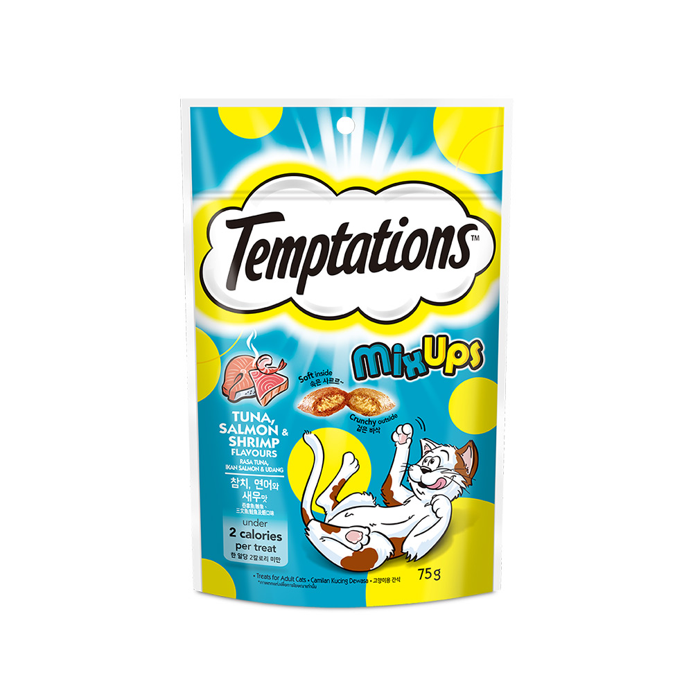 [Pet] Temptation Mix-up Tuna, Salmon, Shrimp 75 g