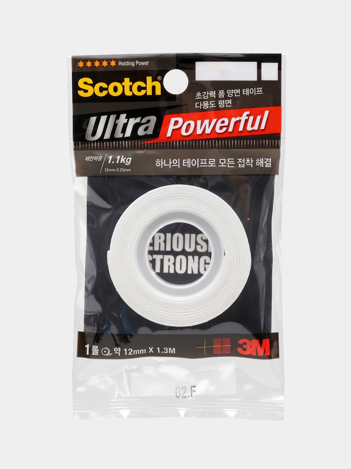 3M Ultra Power Super Strong Foam Double Sided Tape 12mmx1.3m
