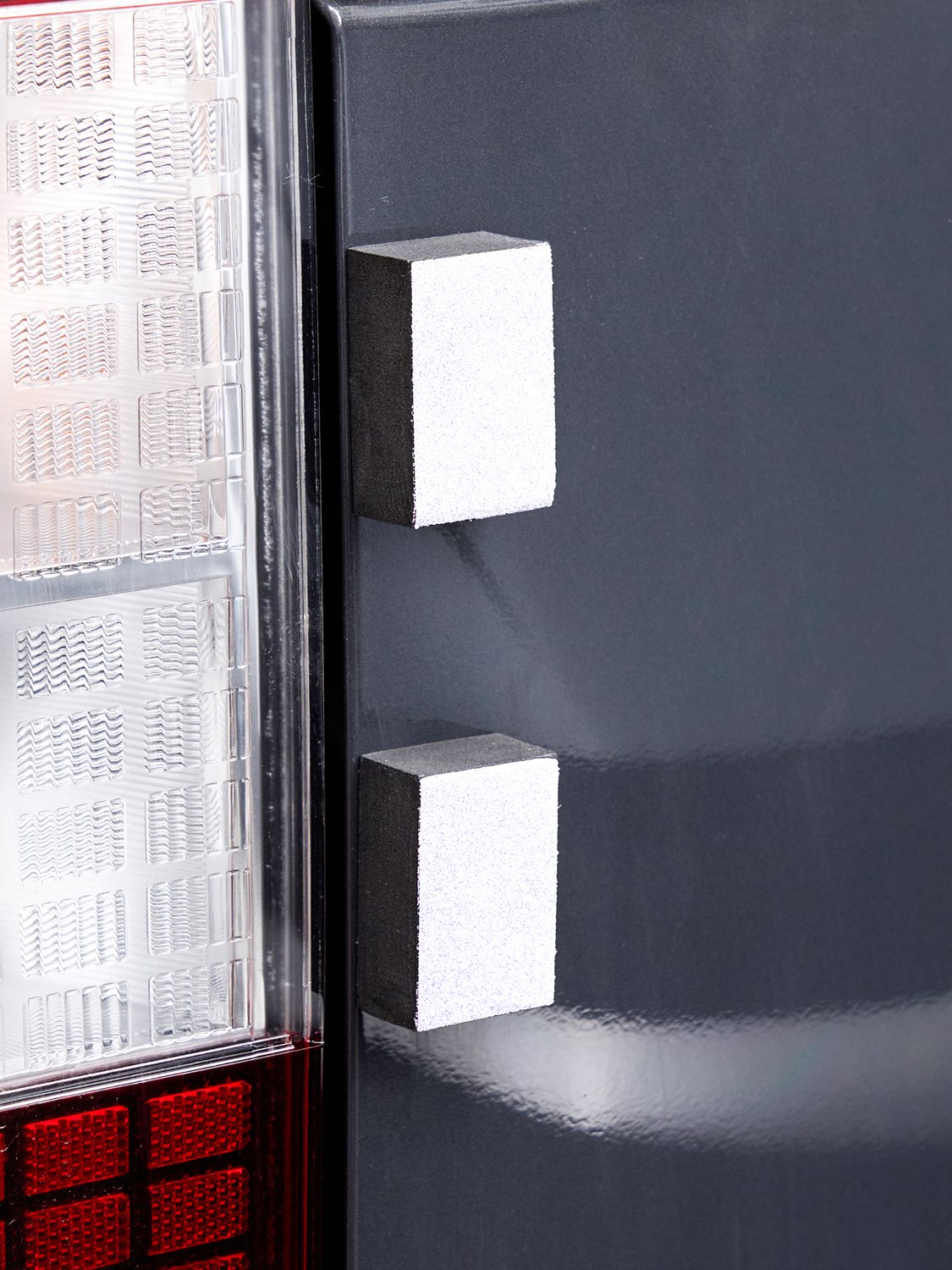 Light reflective door guard square 4 pieces
