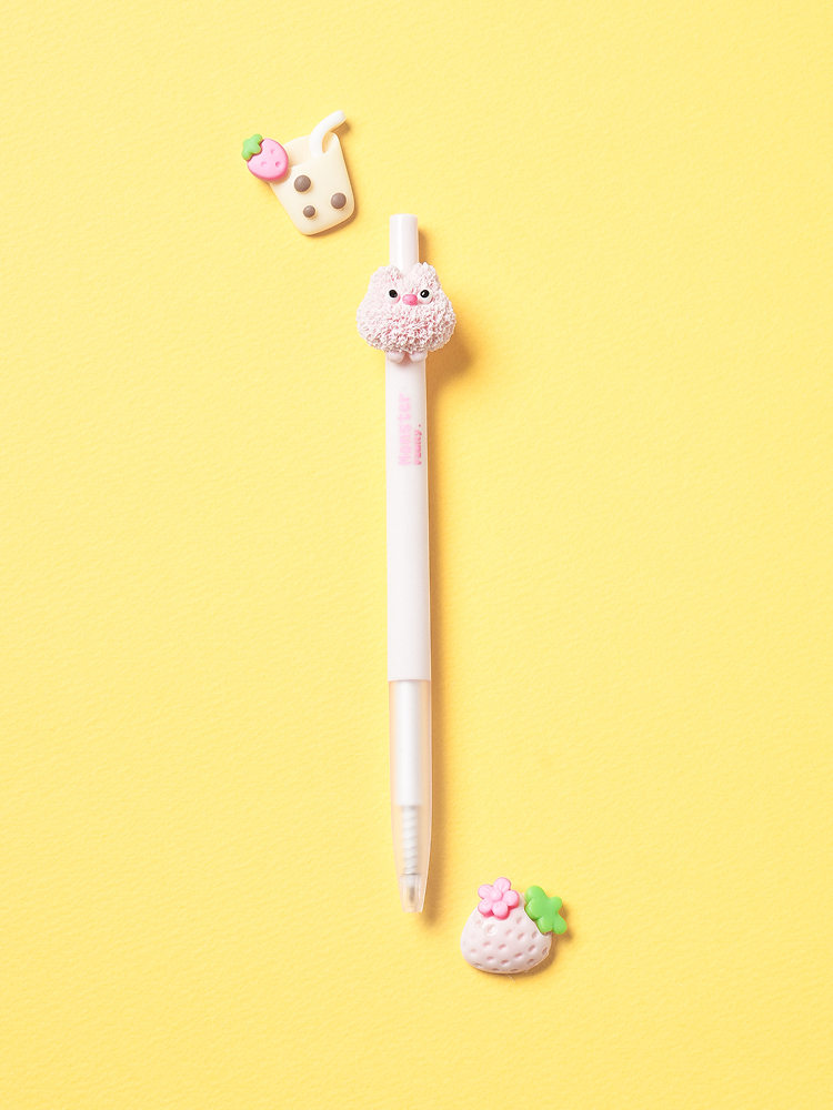 Pink Monster Gel Pen 0.5 mm Black