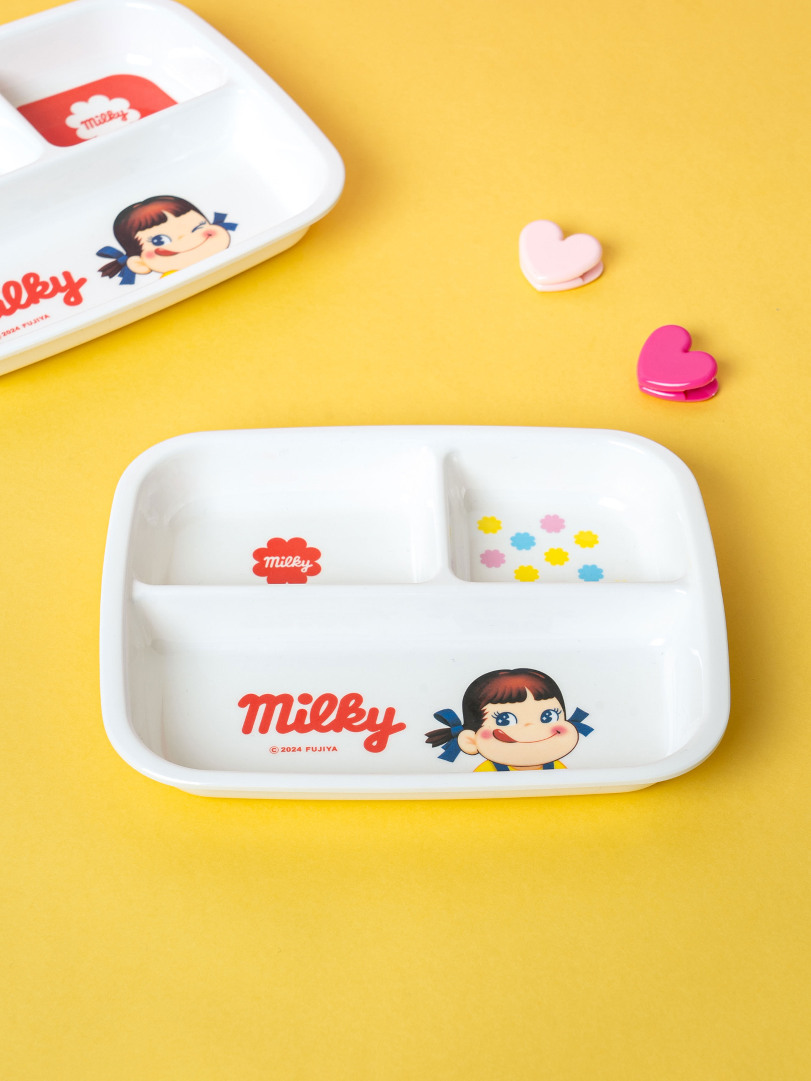 Peko melamine 3-part plate