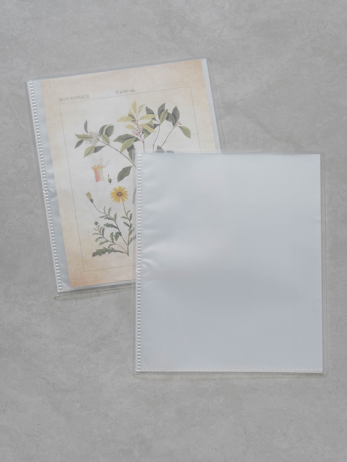 A5 clear file slim type 20 sheets