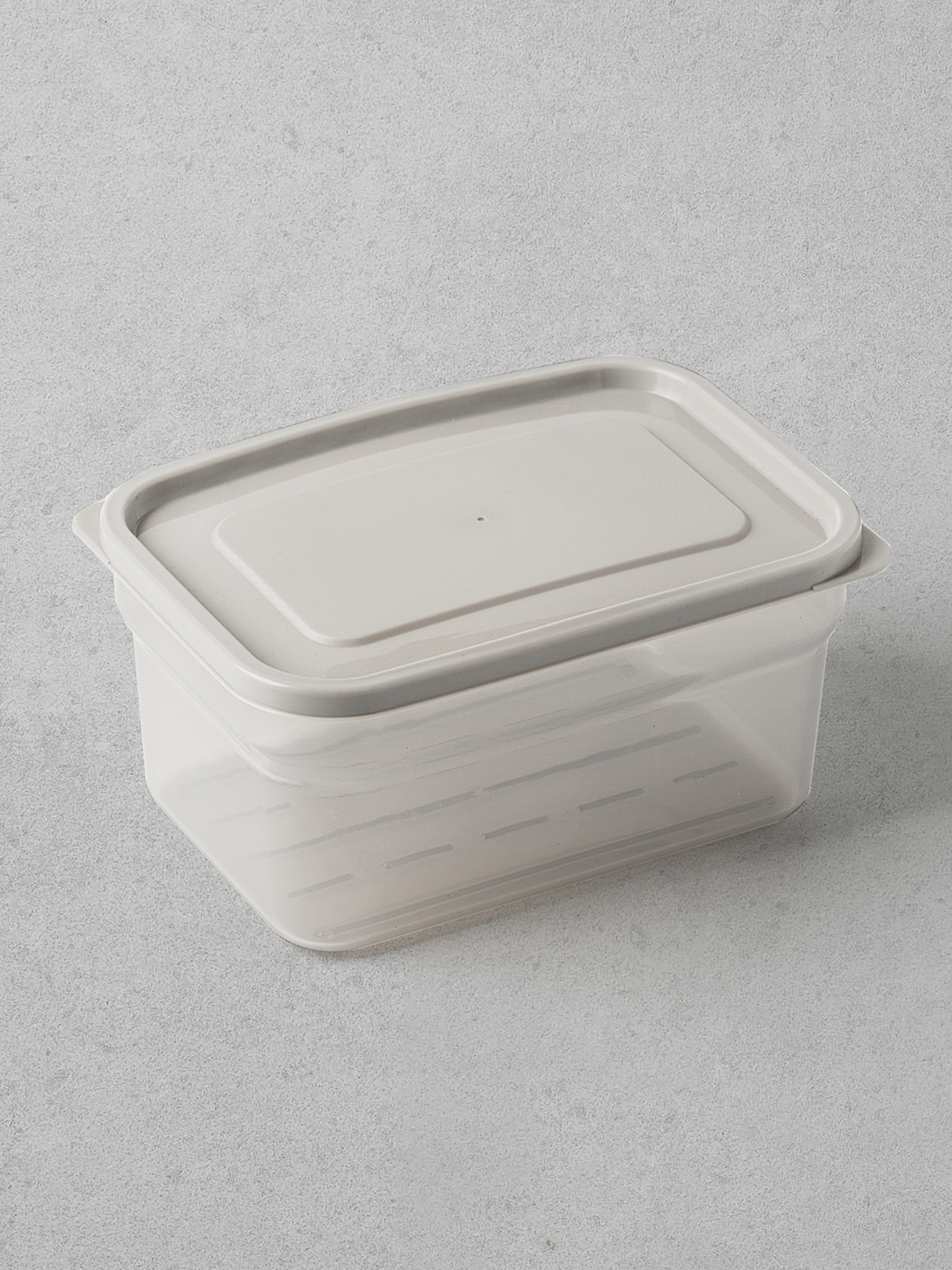 Flexible soft storage container 900 ml gray