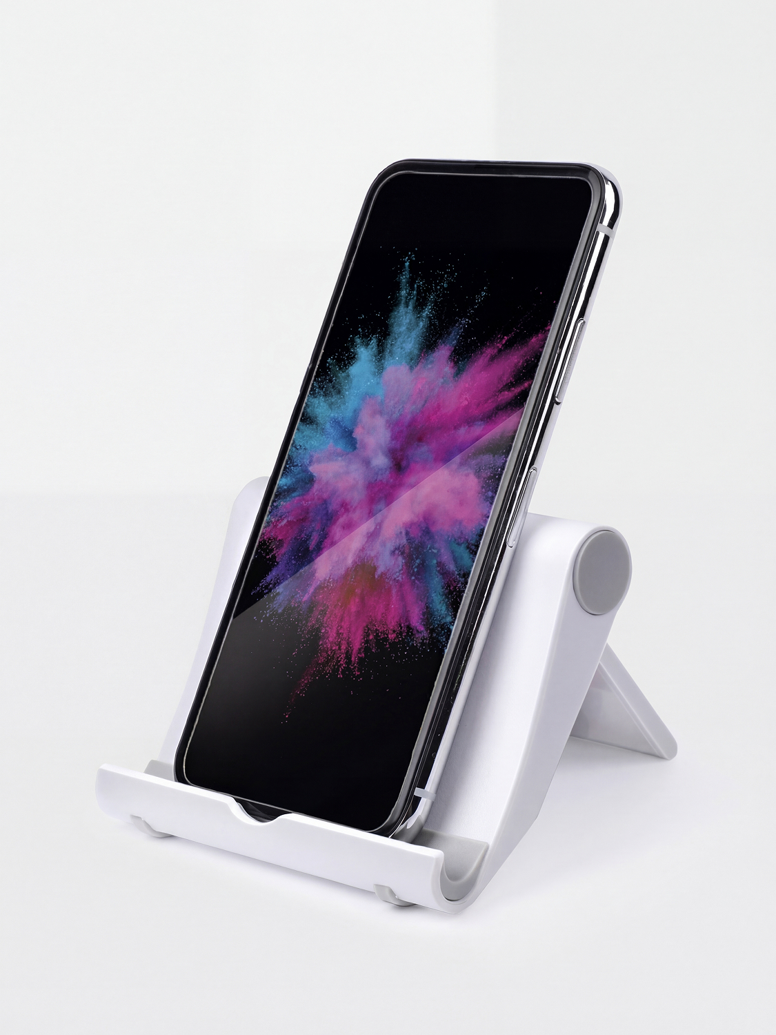 Angle-adjustable smartphone holder