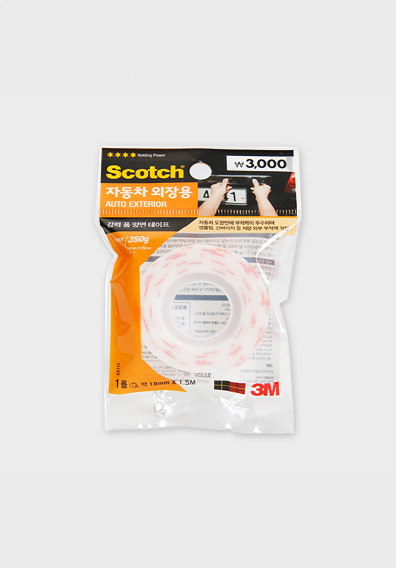 3M Scotch strong automotive exterior foam double-sided tape 18mmx1.5m
