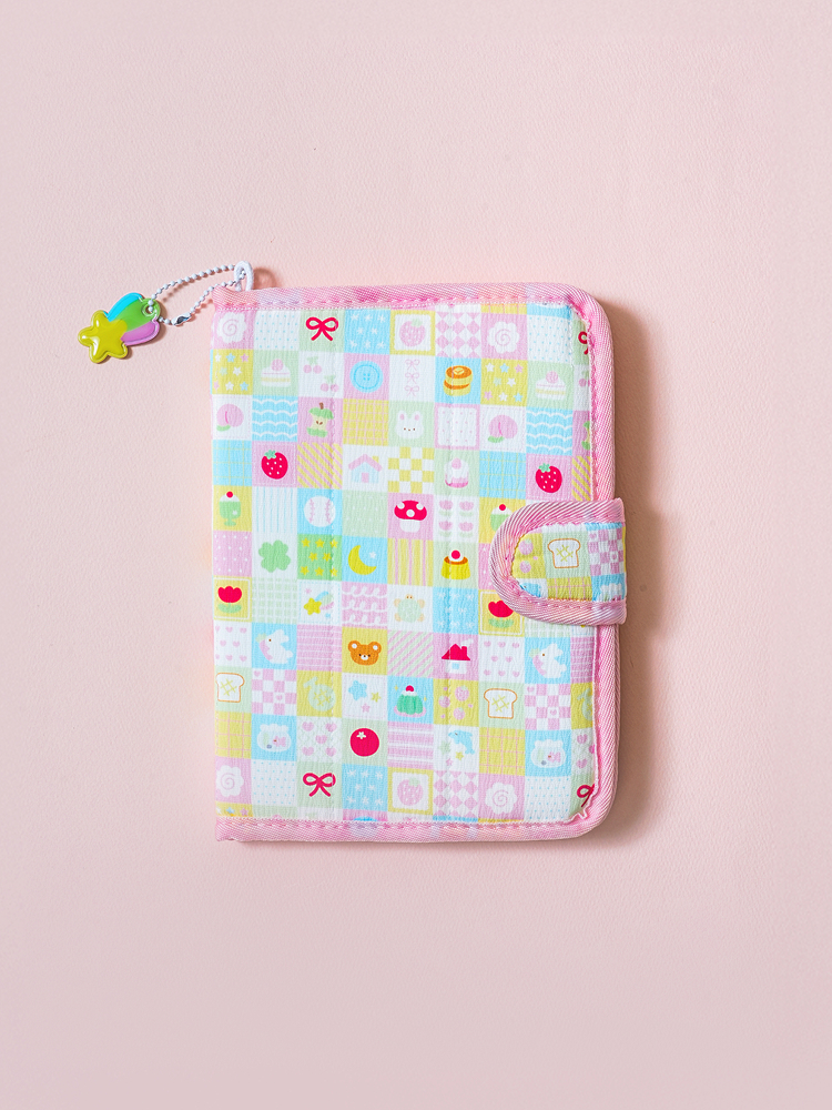 Quilted design book cover wireless notebook 50 sheets