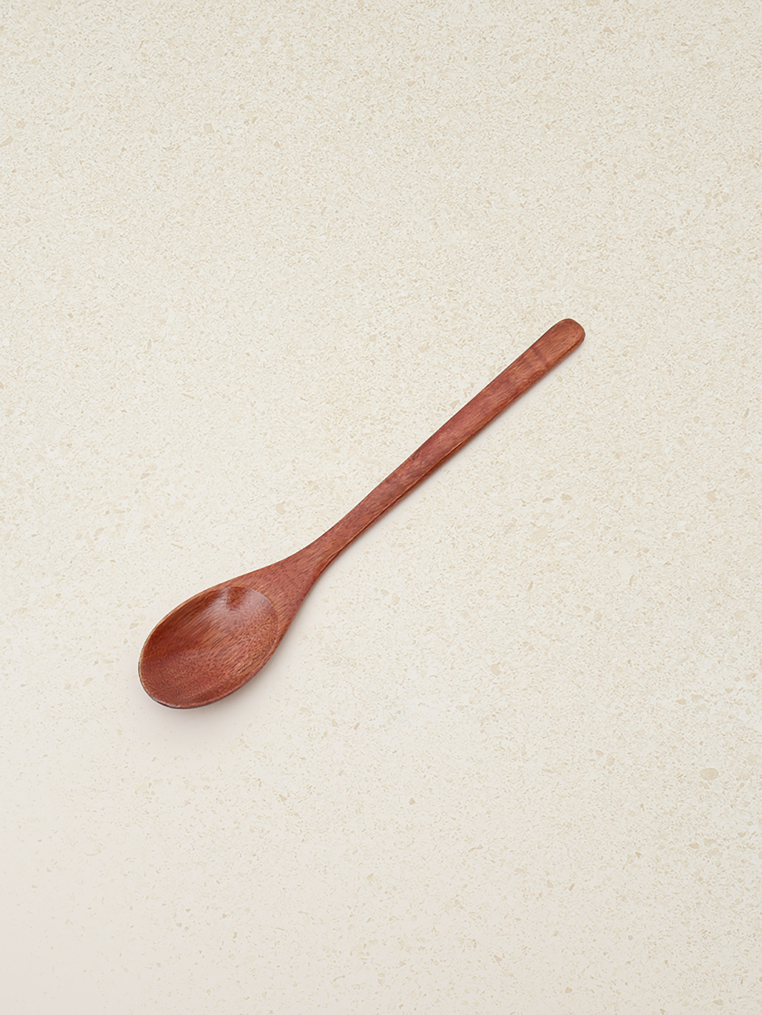 Natural lacquered oak spoon 23cm