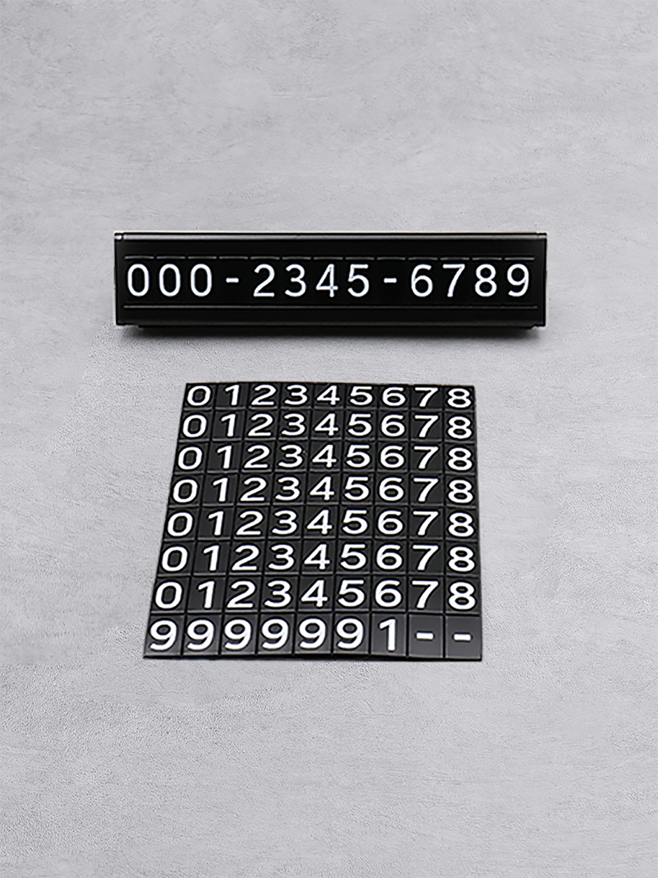 dual parking notice board