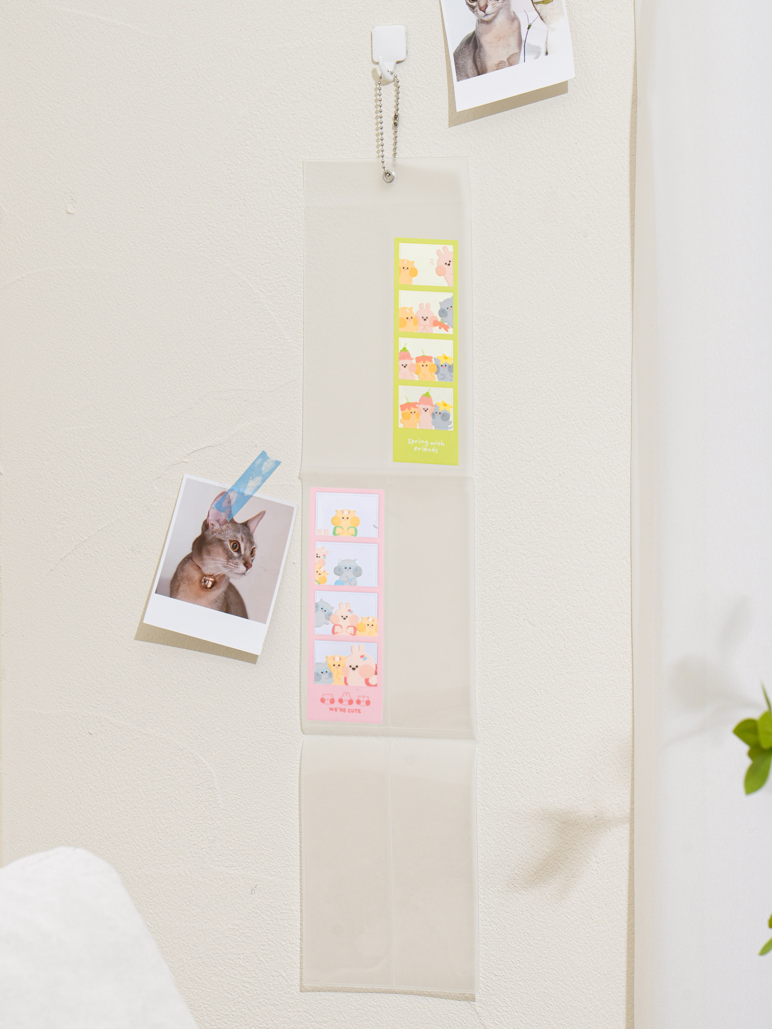 Collect four-cut photo hanging album, 6 spaces