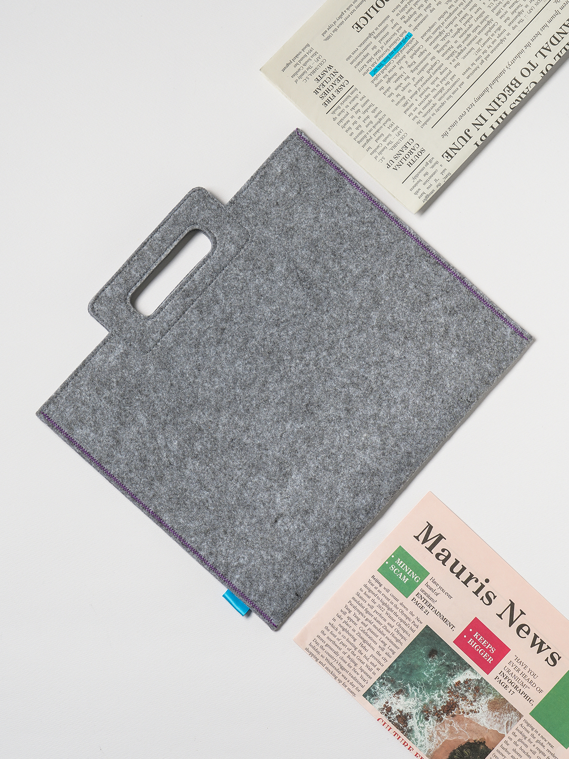 A4 handle file case