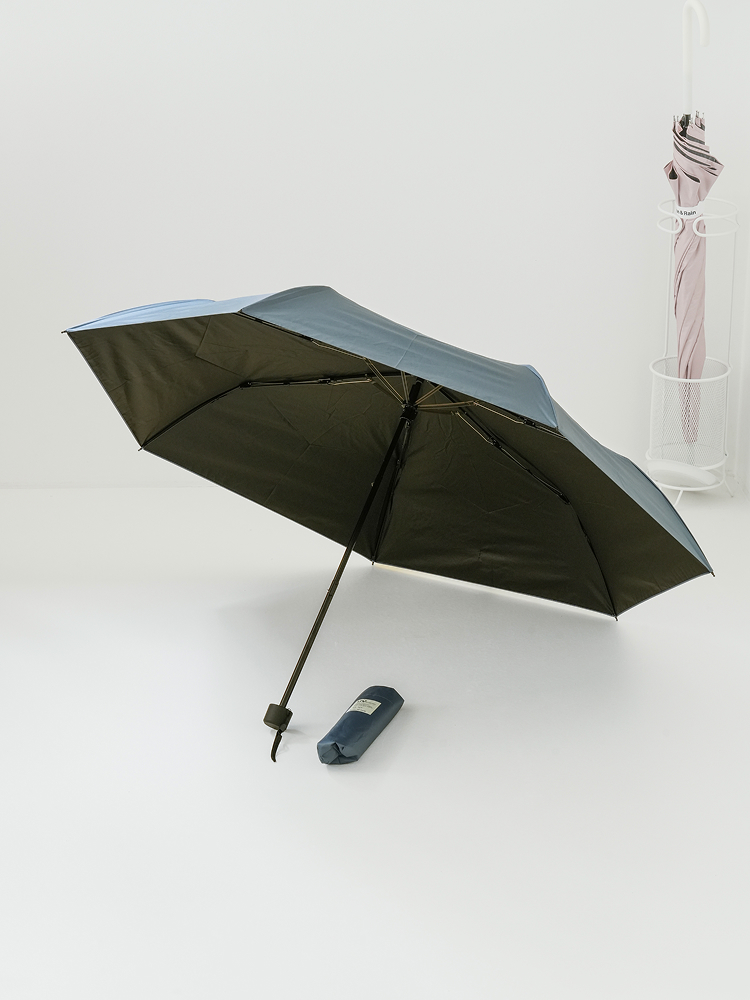 [UV blocking up to 99%] UV label blackout umbrella 7K 54 cm navy