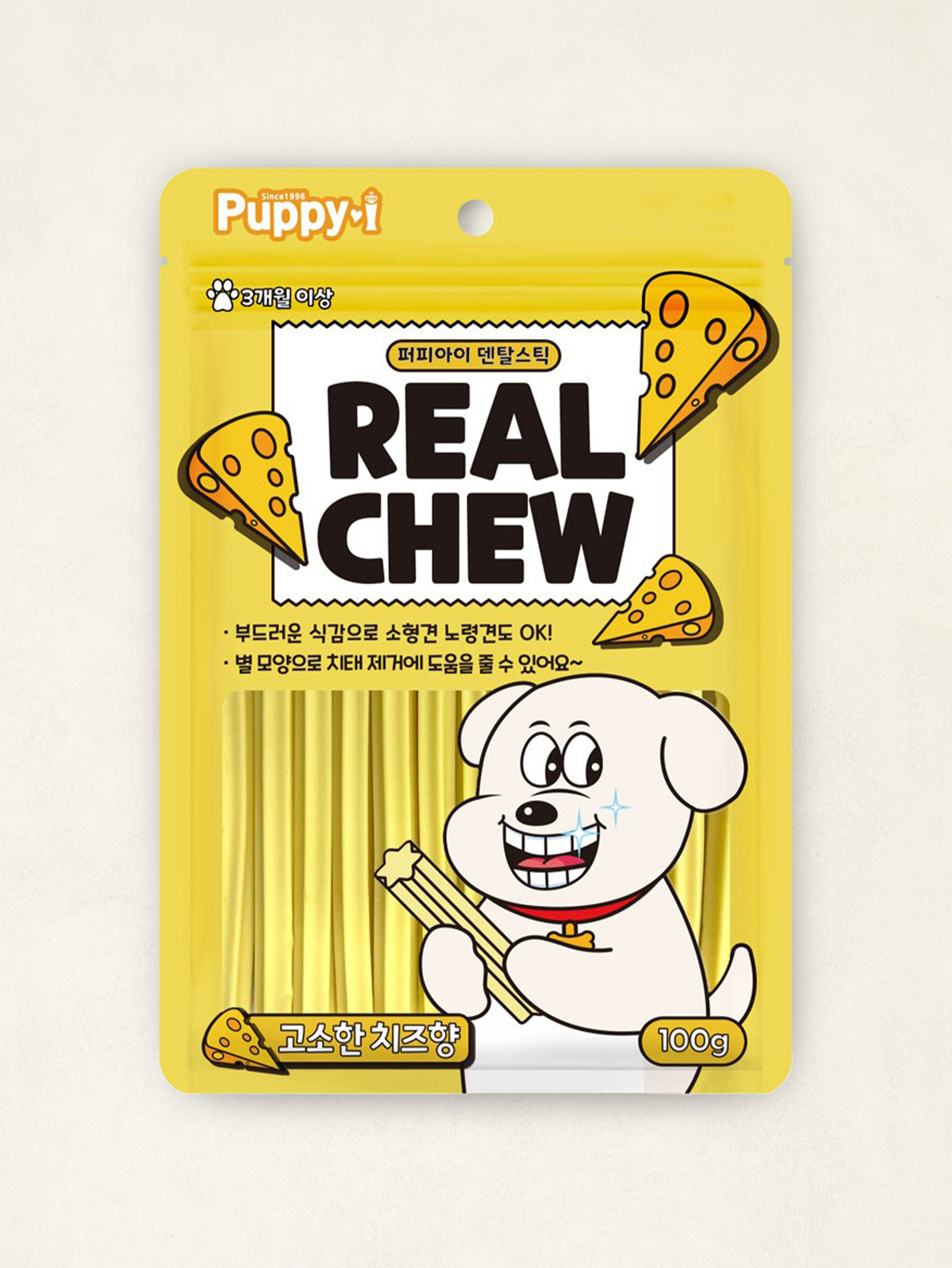 [Pet] Puppy Eye Dental Stick 100 g Cheese