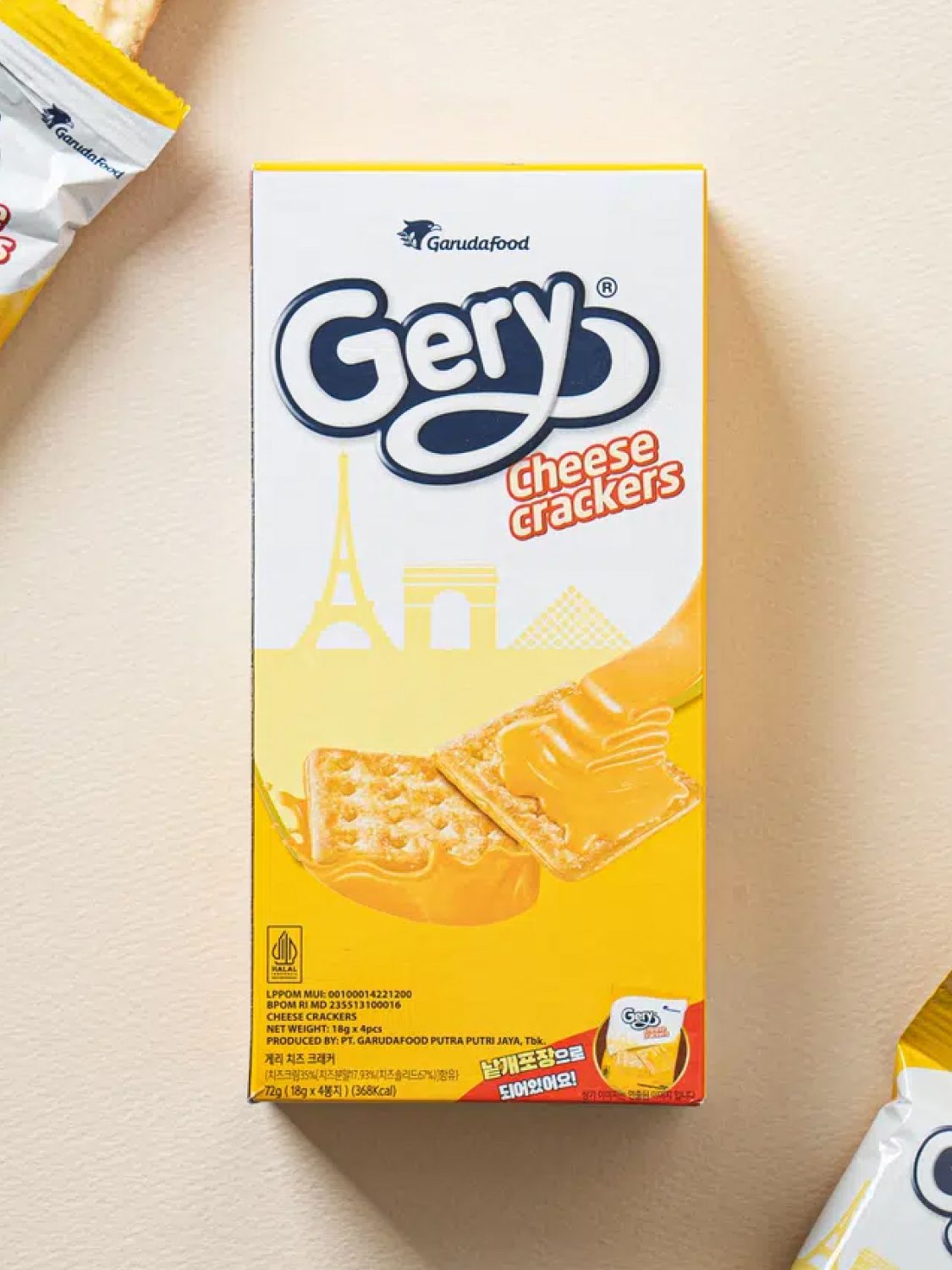 Gary Cheese Crackers 72 g