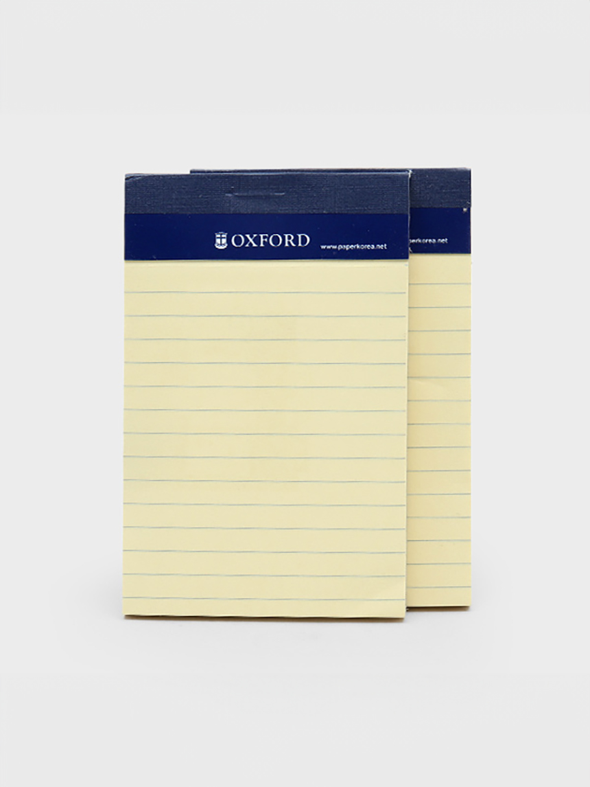 Oxford legal pad mini short yellow 2 pack