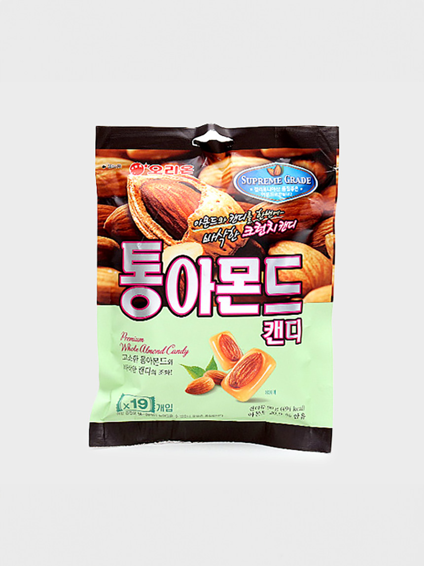 Orion whole almonds 90g