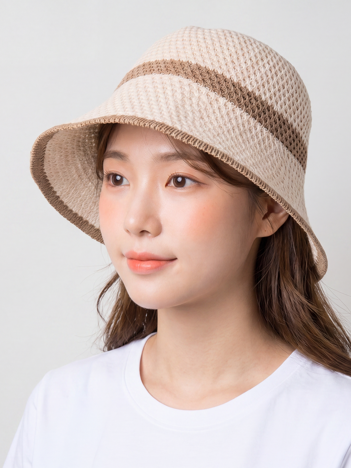 Knit Bucket Hat Ivory