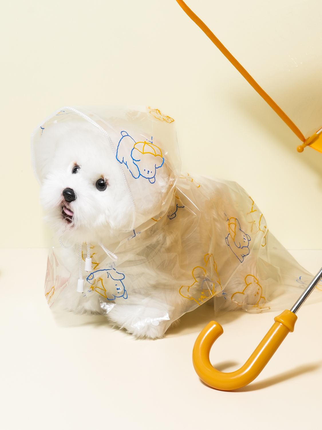 [Pet] Disposable raincoat L