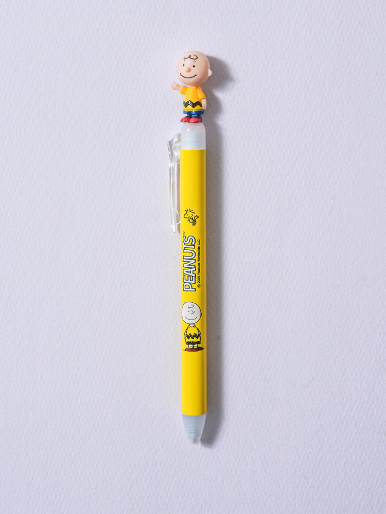 Peanuts Figure Gel Pen 0.5 mm Black Charlie Brown