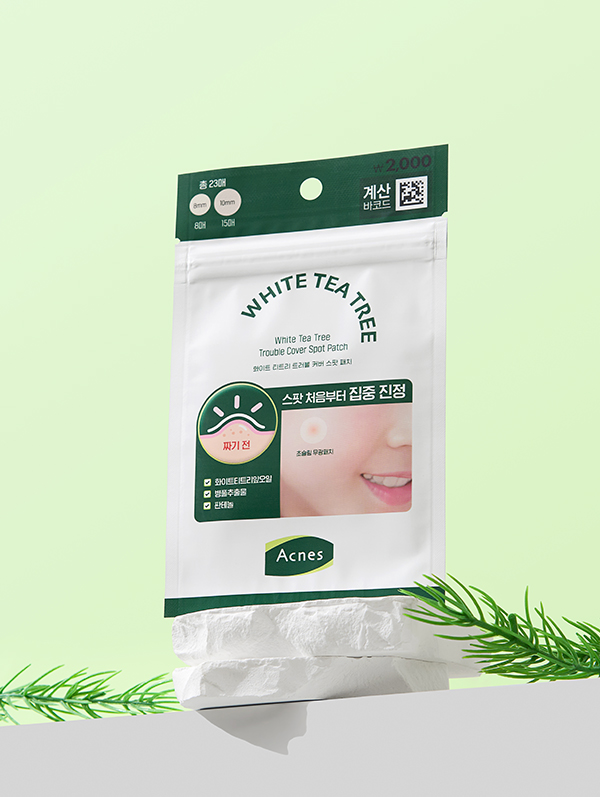Acnes White Tea Tree Trouble Cover Spot Patch 23 sheets