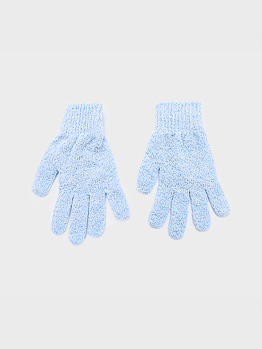 2 exfoliating bath gloves (B)