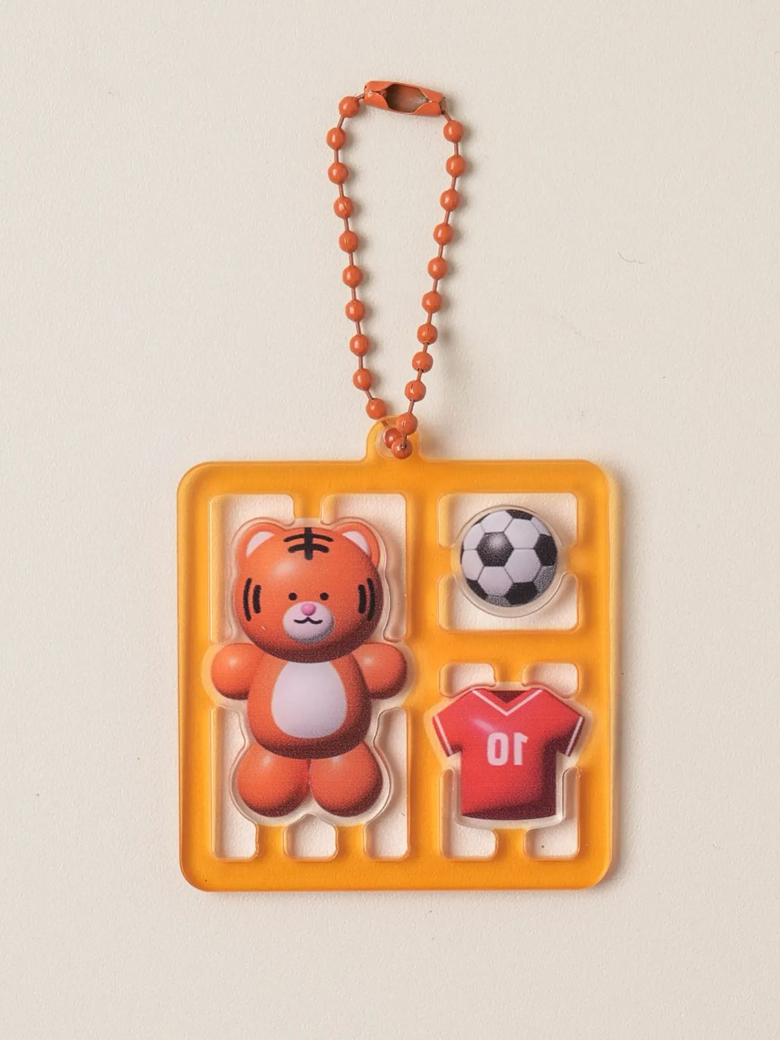 soccer acrylic keyring