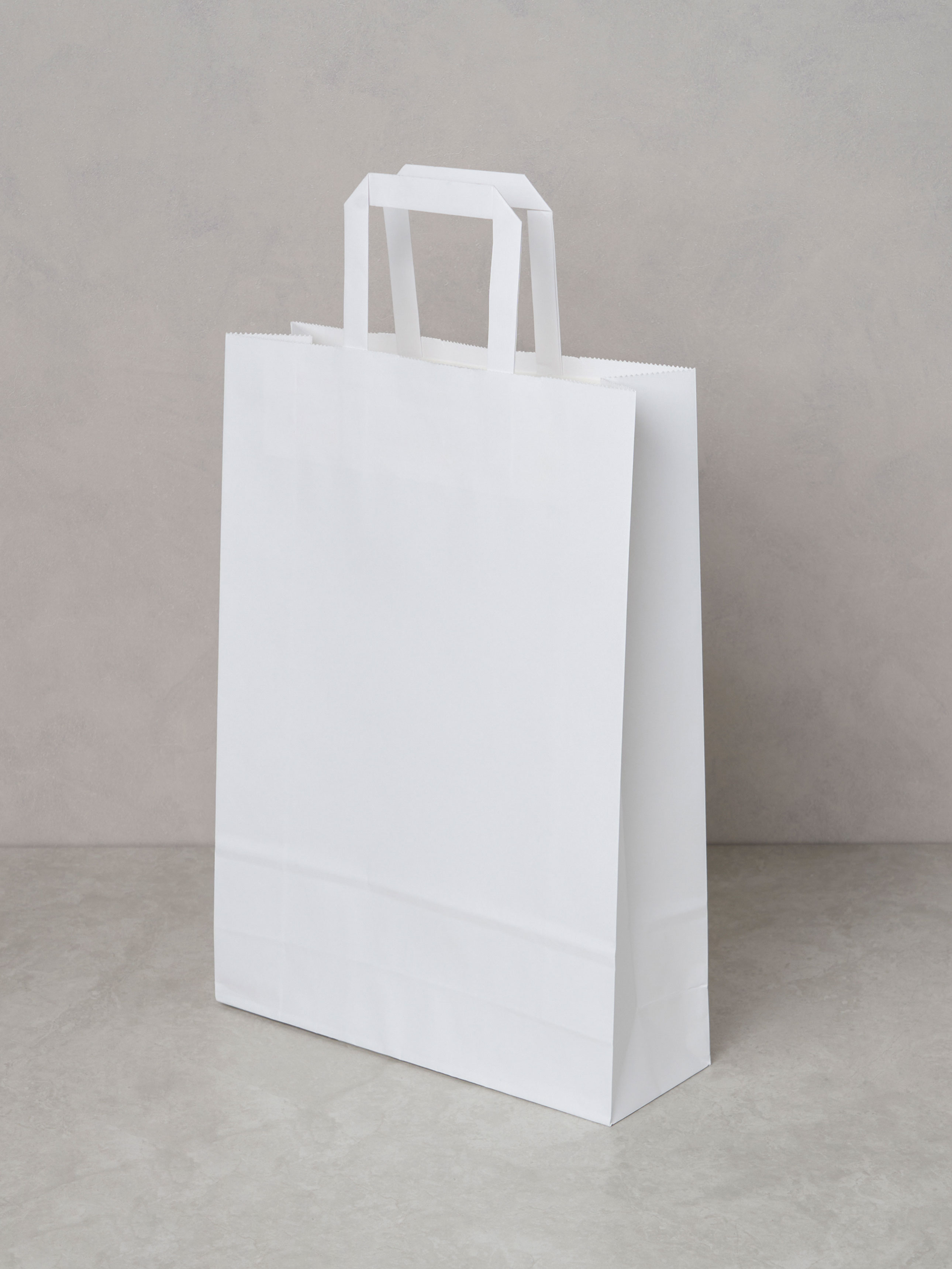White kraft shopping bag 26