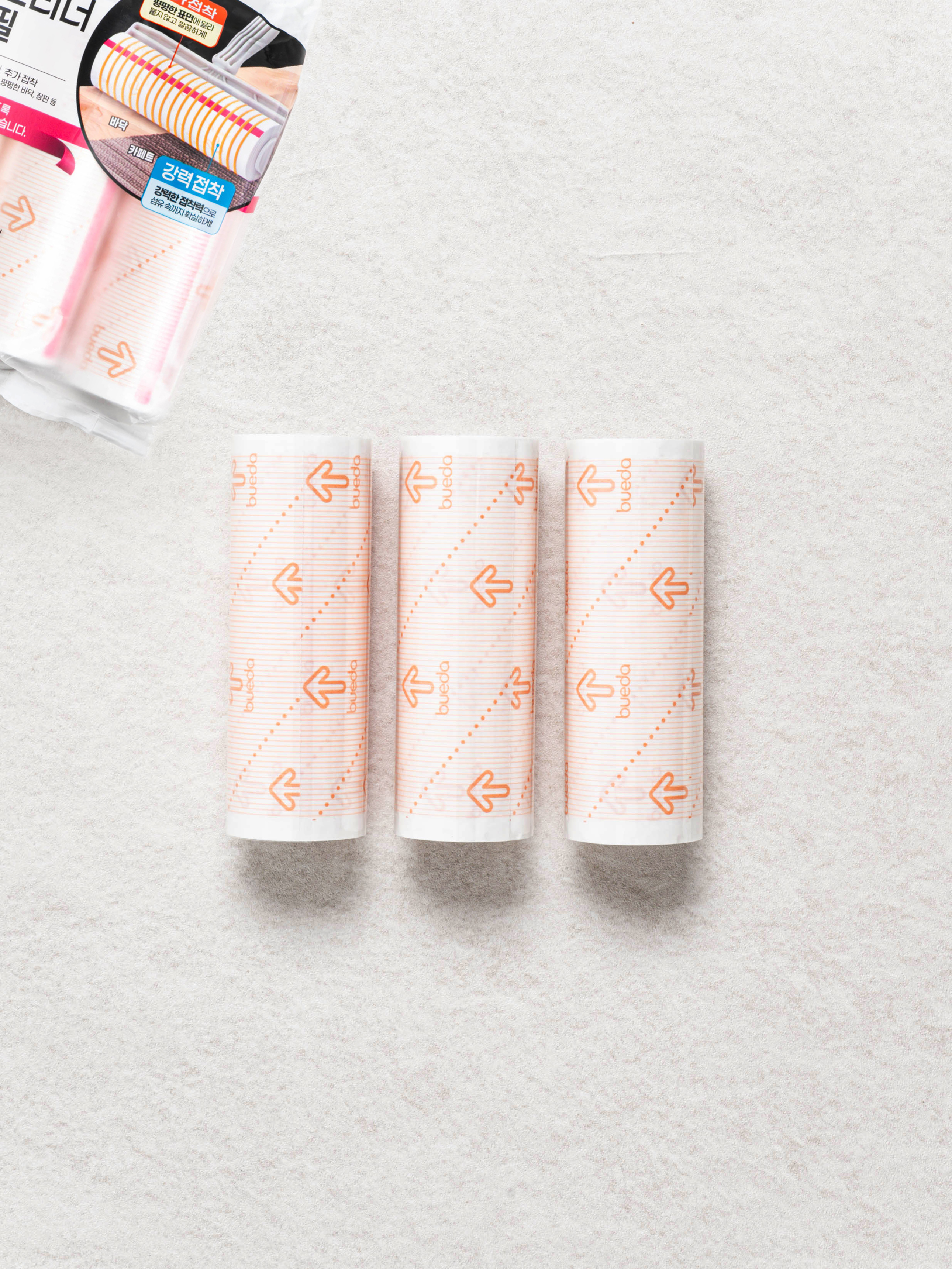 Double adhesive roll cleaner refill 3pcs