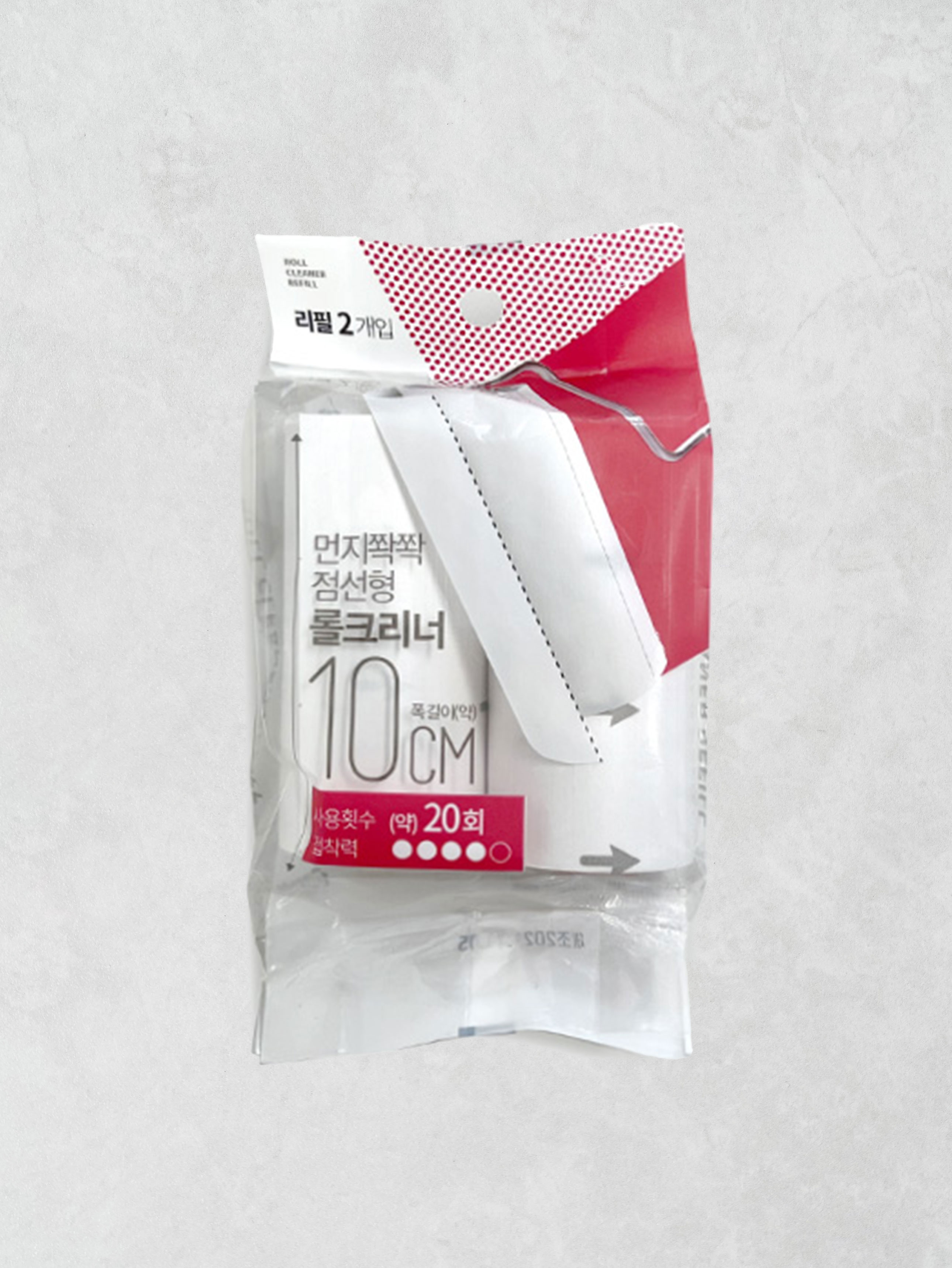 Roll cleaner refill 10cmX3m 2 packs