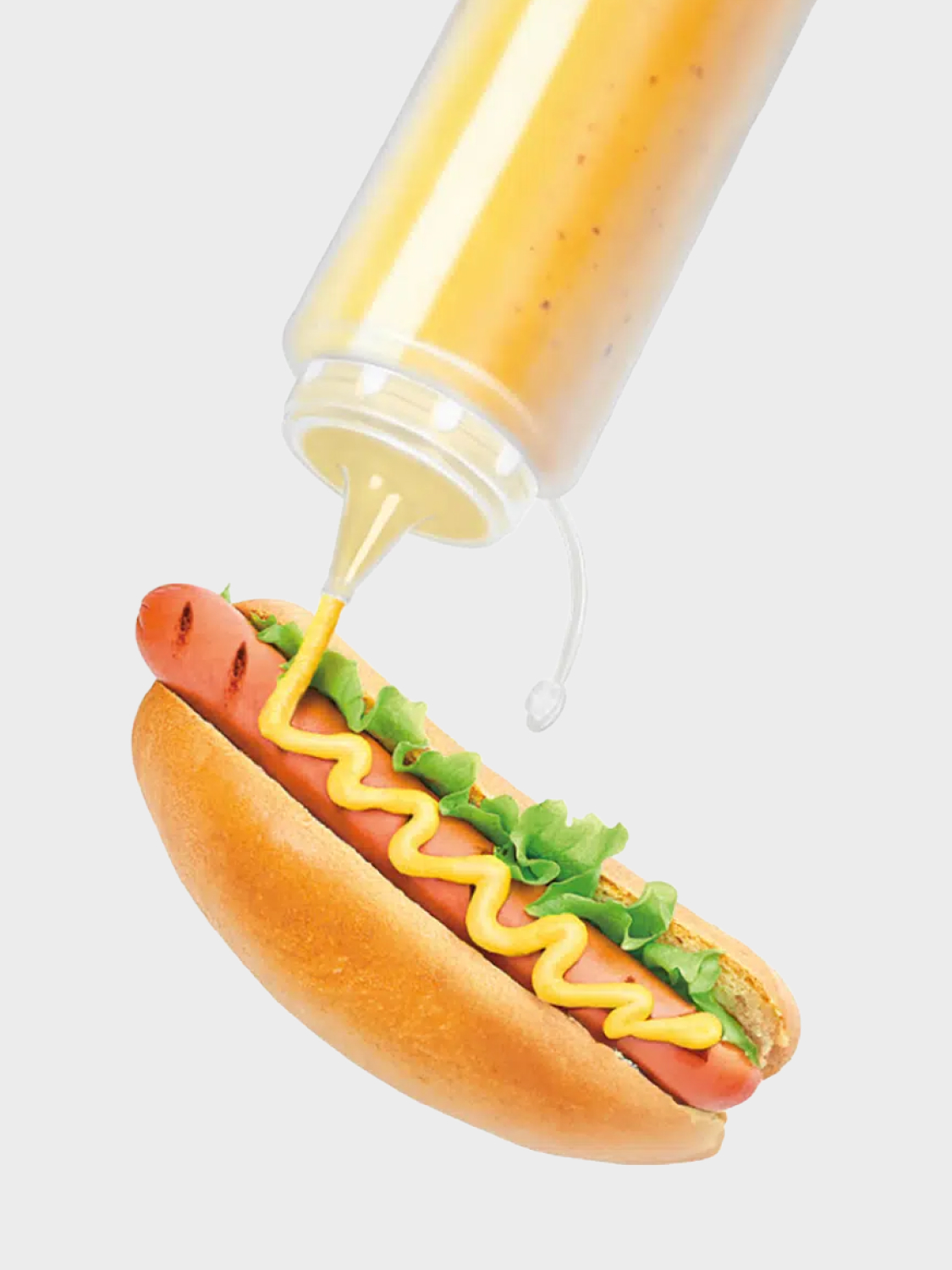 Transparent sauce bottle 700ml