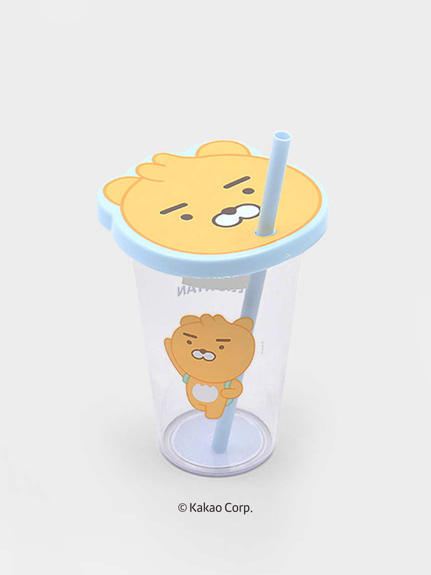 Little Kakao Friends Straw Cup 400ml Blue