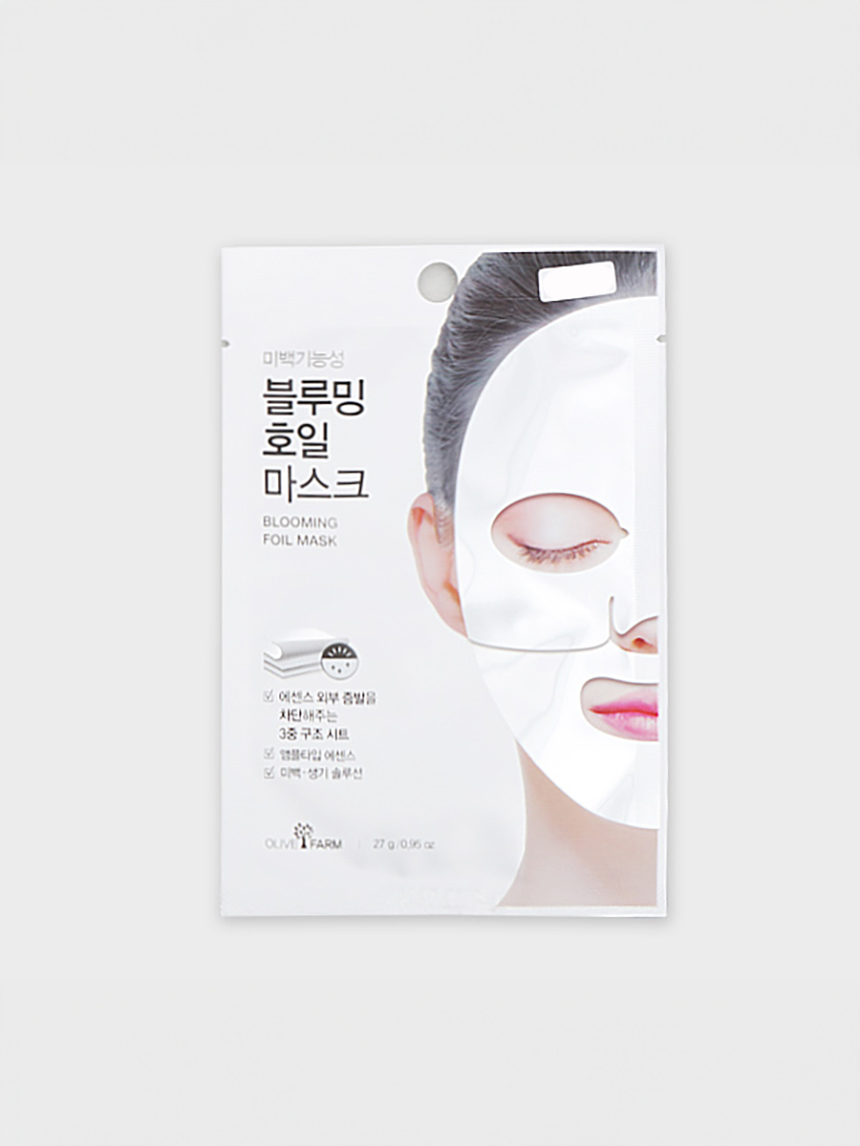 Blooming Foil Mask (Silver)
