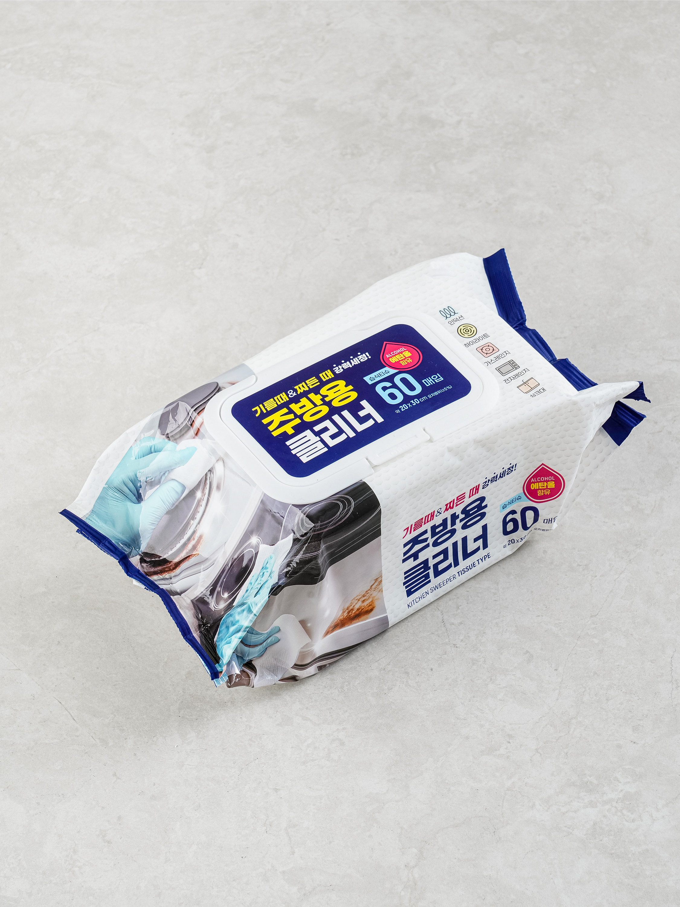 60 sheets of induction tissue for removing oil stains