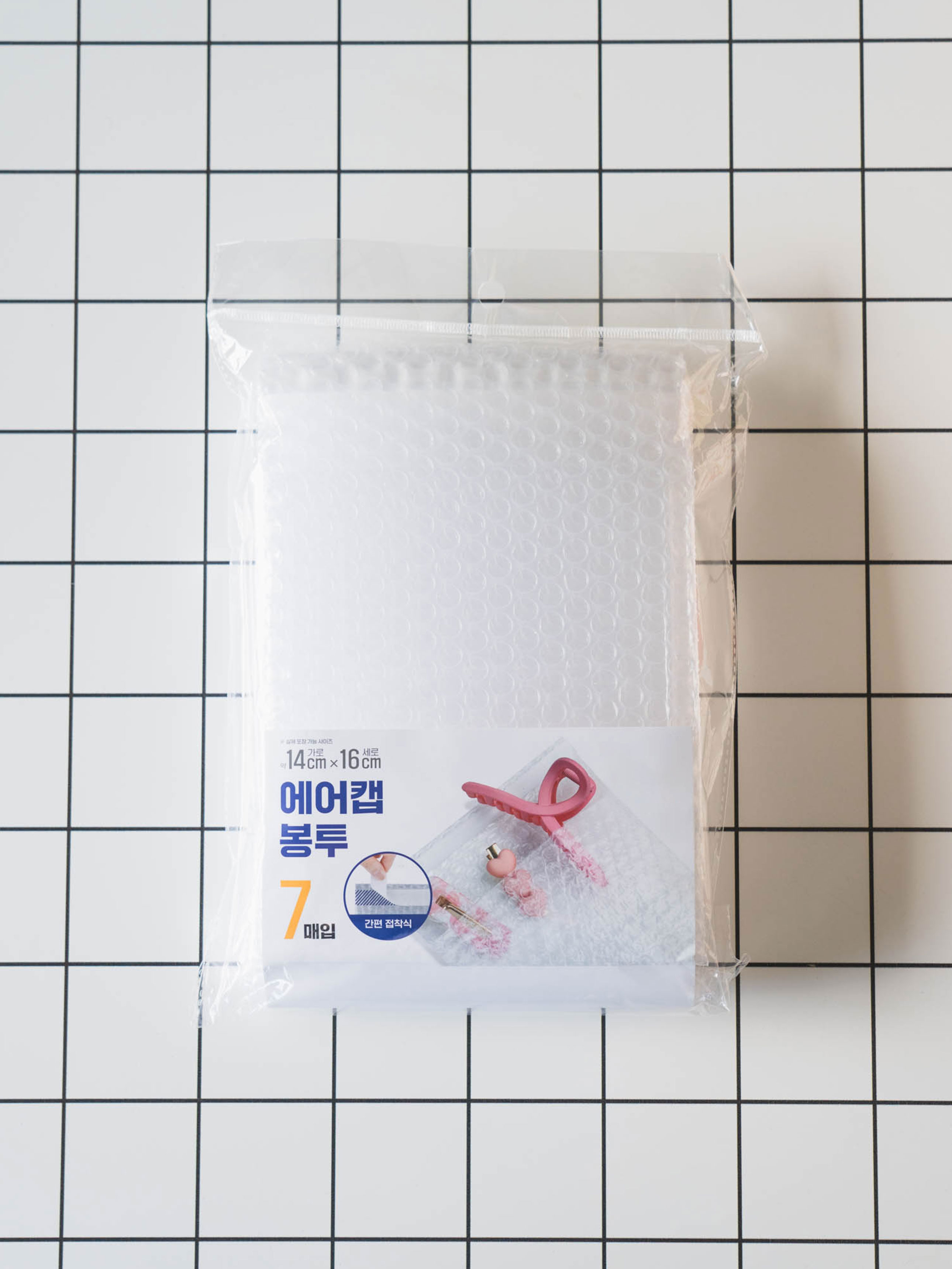 Transparent bubble wrap bags 15.5 x 17.5 cm, 7 sheets