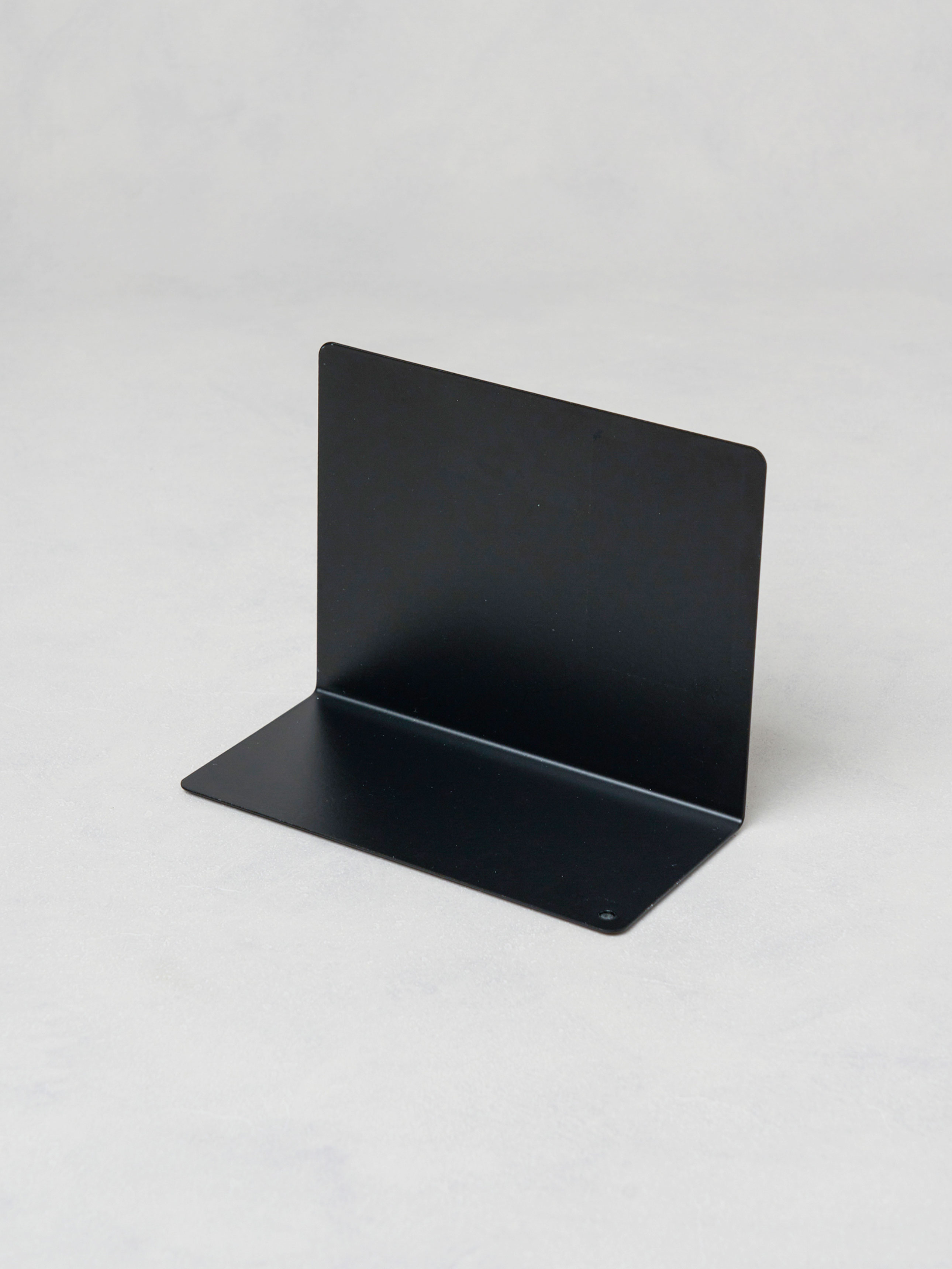 Square book stand high black