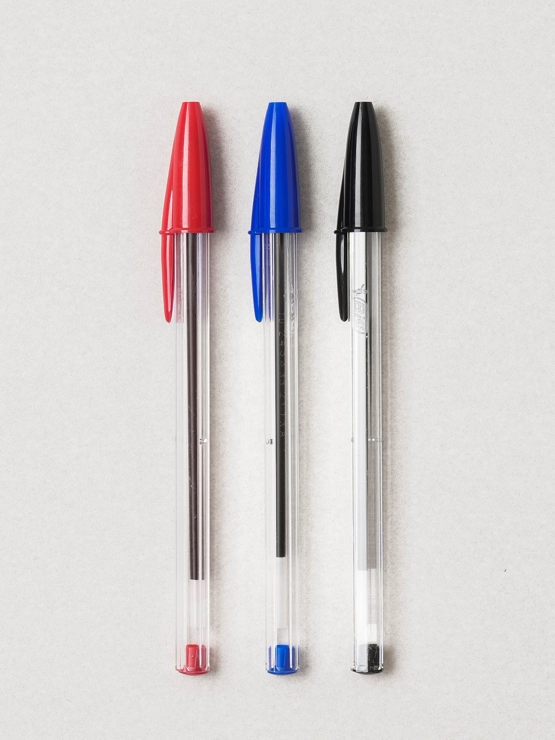 BIC Crystal Ballpoint Pen 1.0 mm 3pcs Black Blue Red