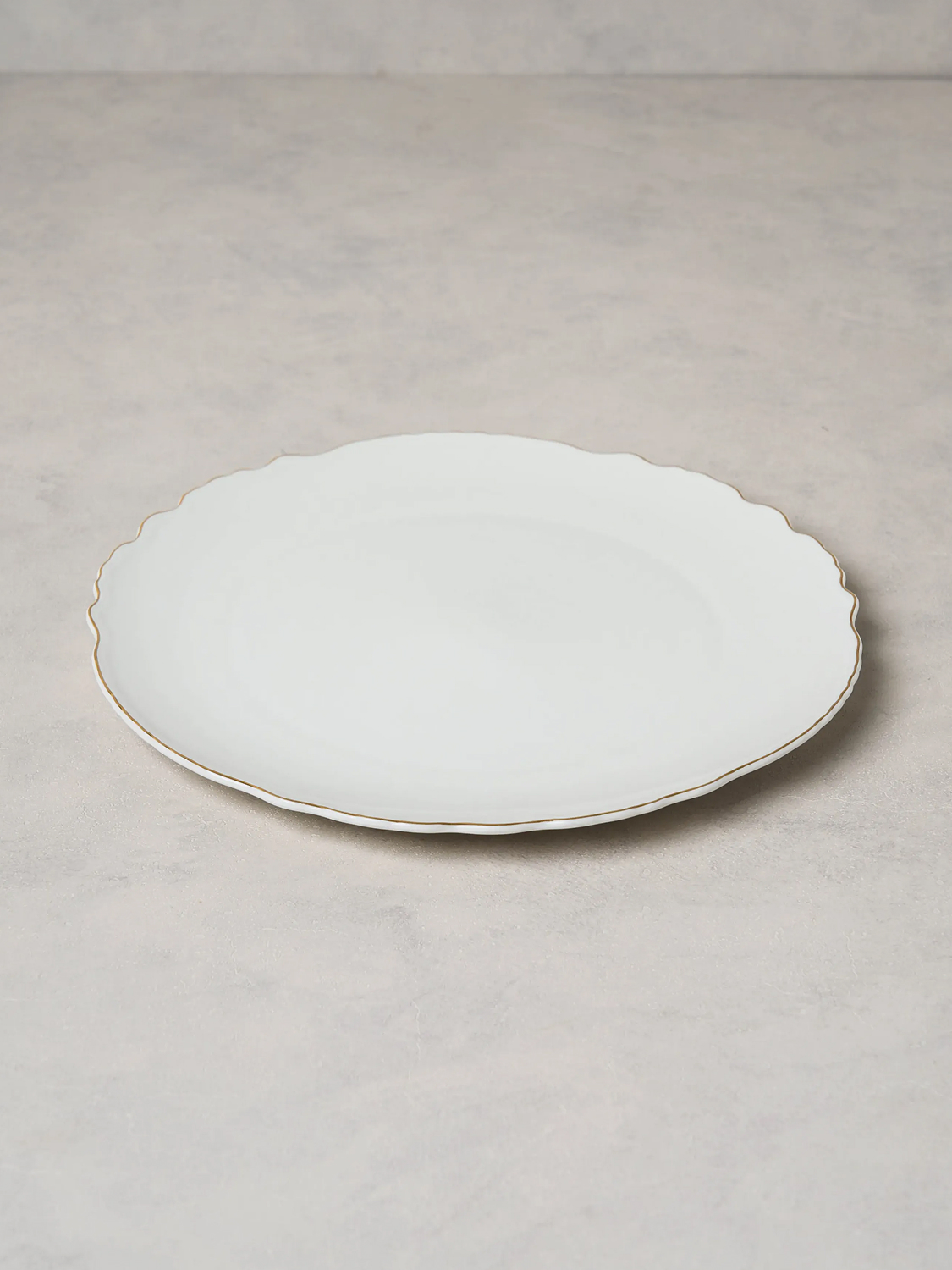 꽃결 금장 접시 26 cm