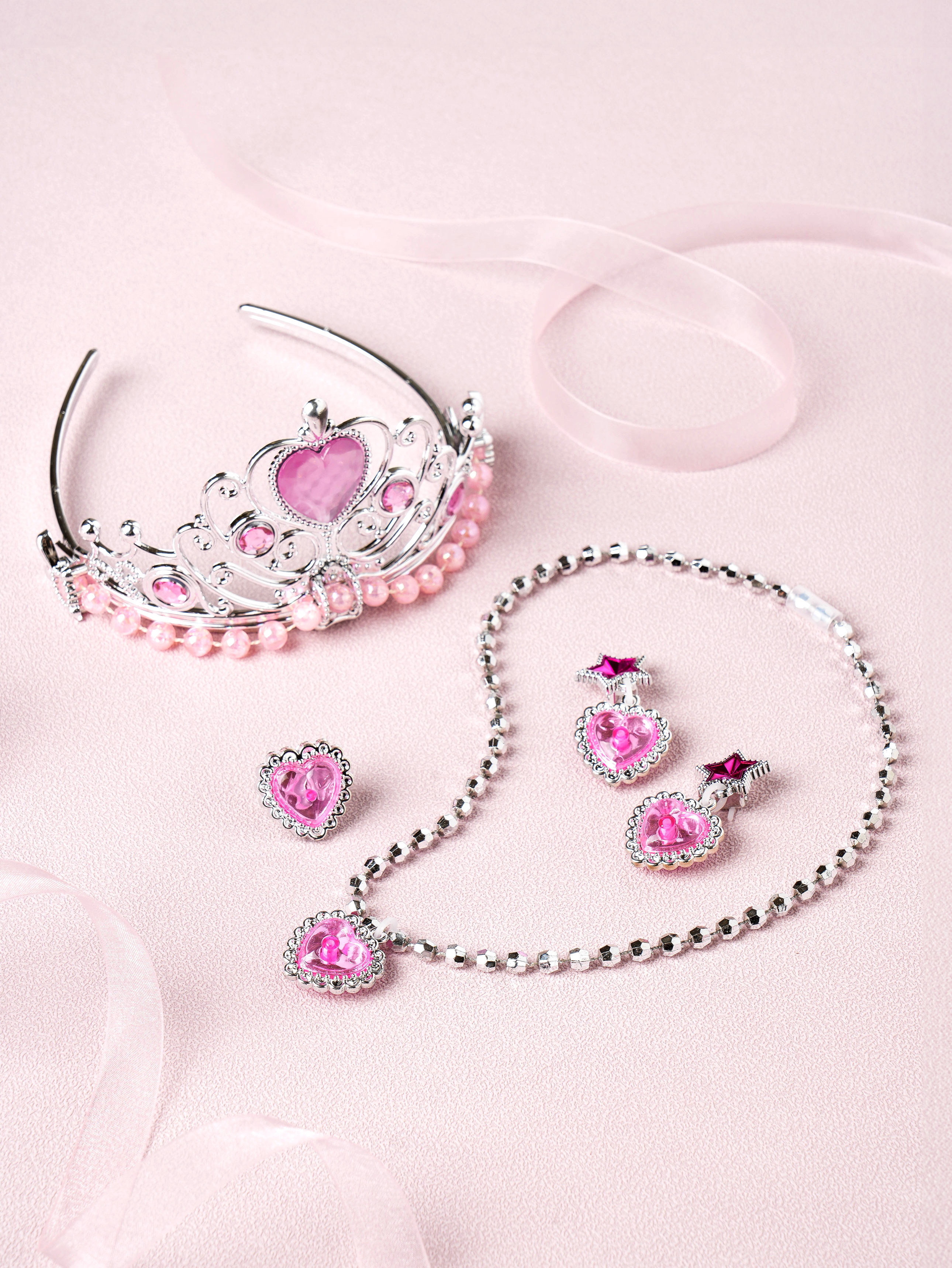 pink accessories set