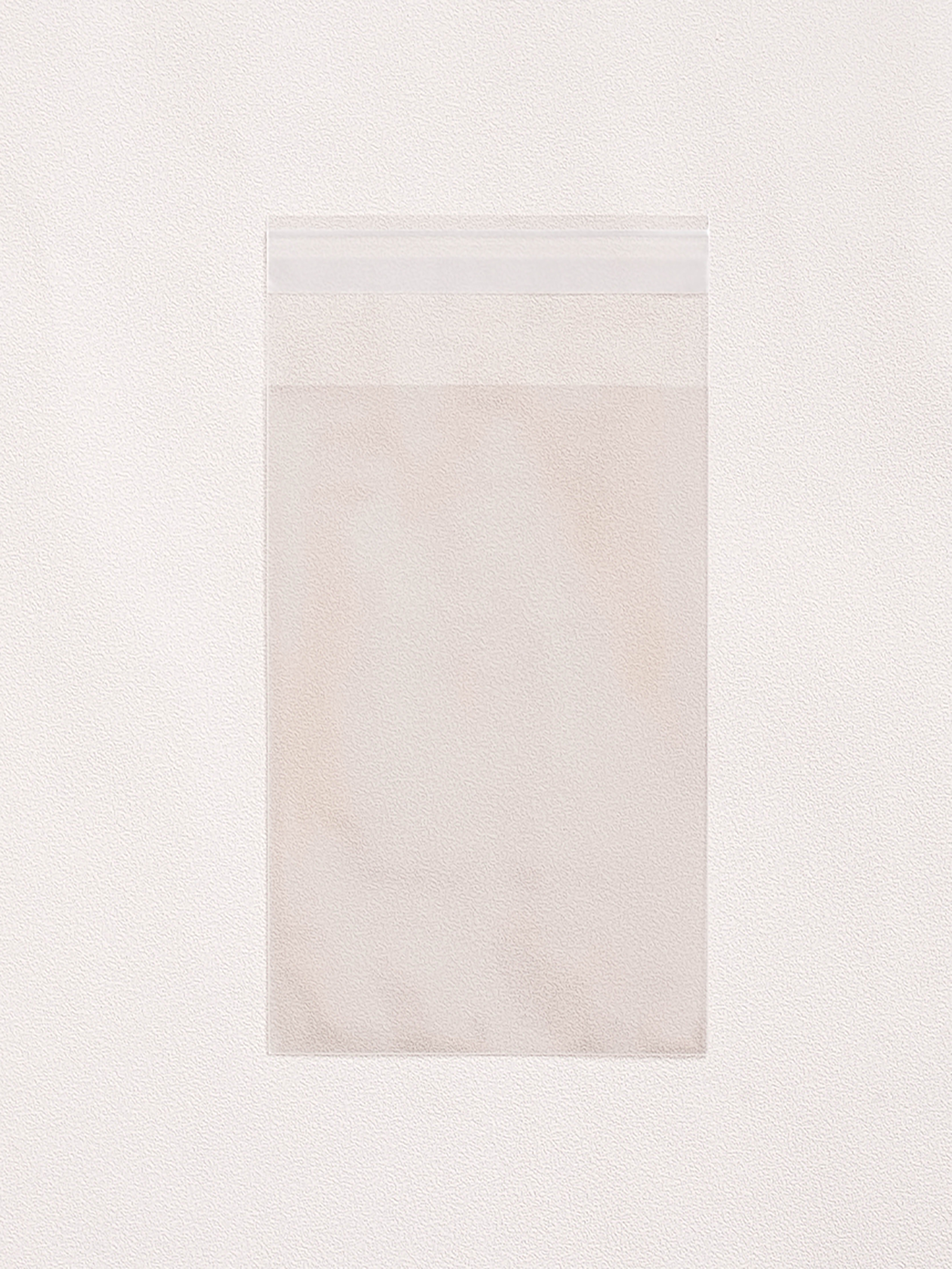 Adhesive transparent packaging bags 10.5X16cm, 35 sheets