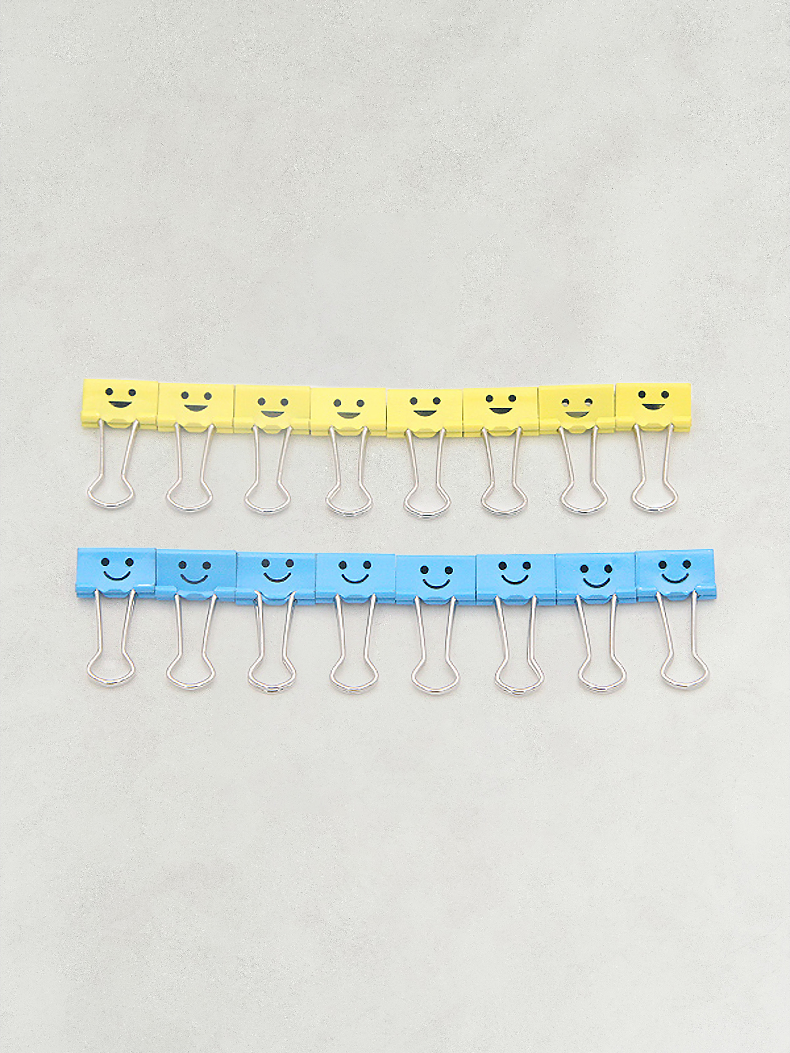 Smile double clip 19mm 16 pieces
