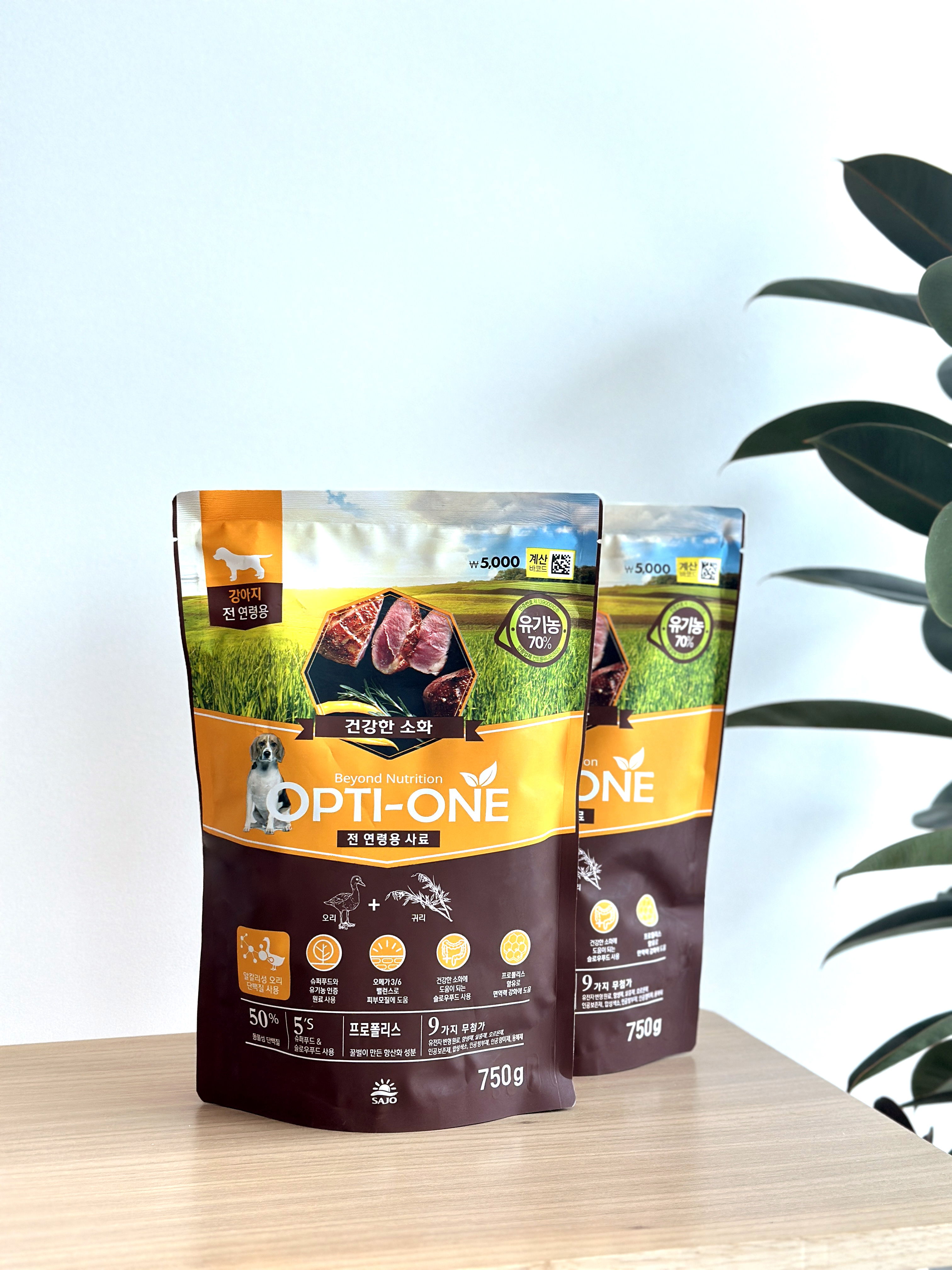 [Pet] Sajo Optione 9 free dog 750 g duck oats