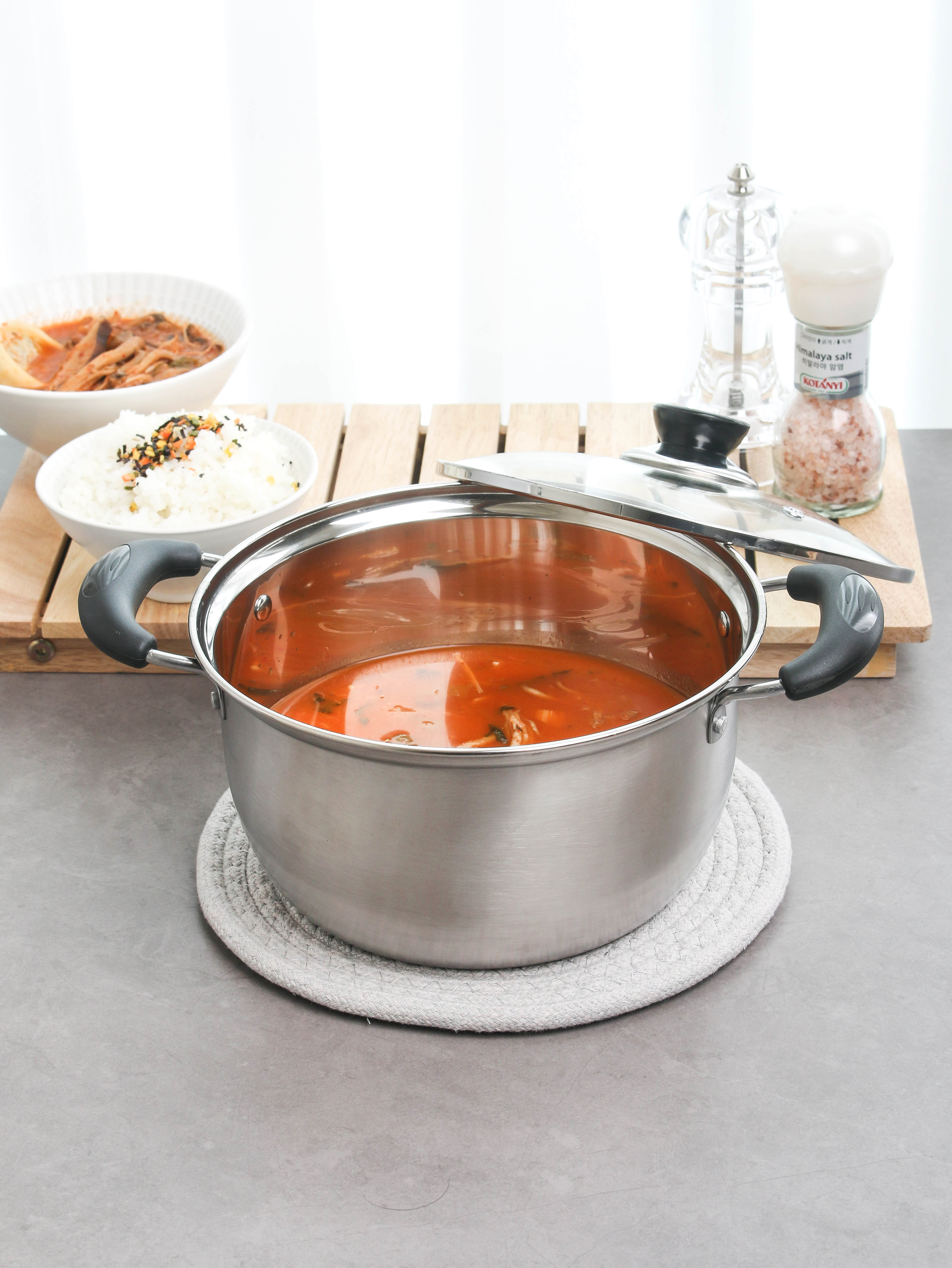 Stainless steel pumping pot 18cm