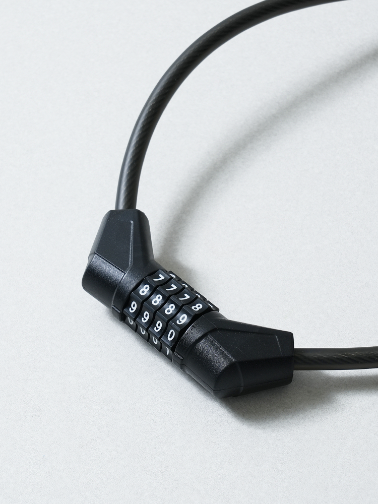 Dial-type wire lock 4 digits 8 mm