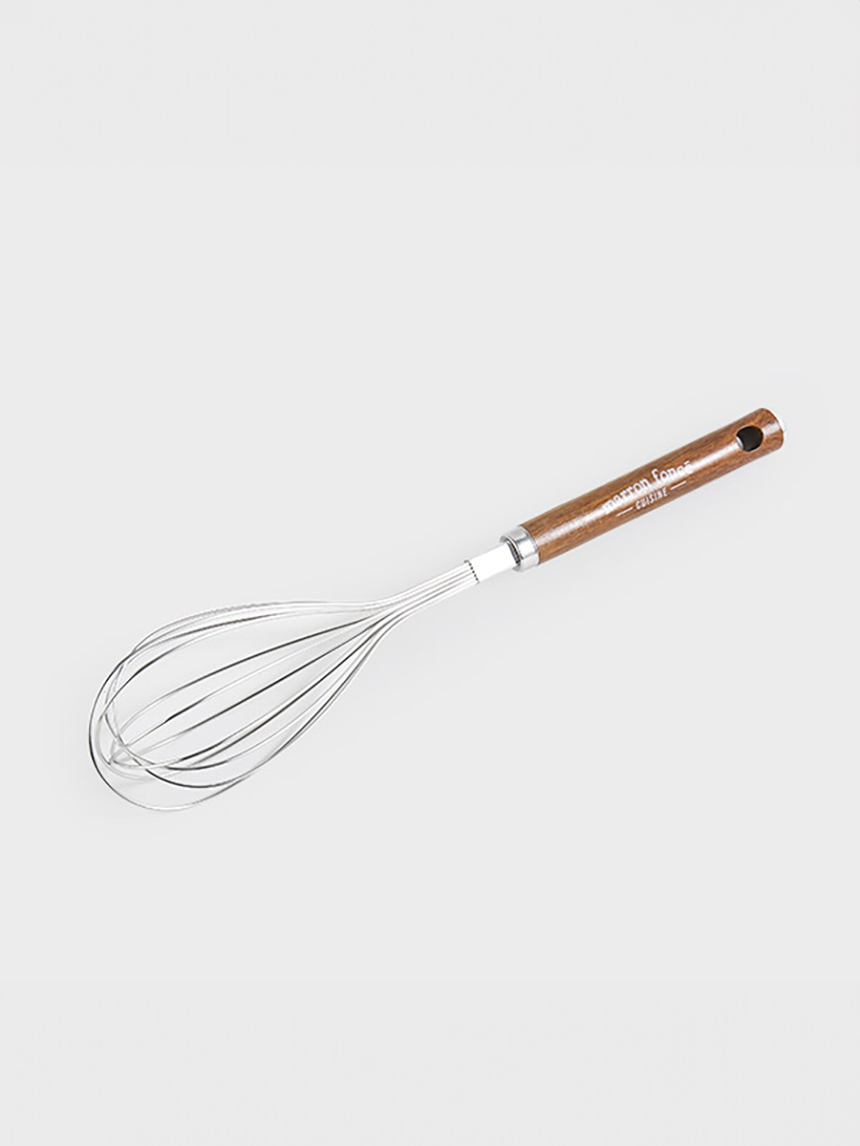 Natural wood pattern whisk