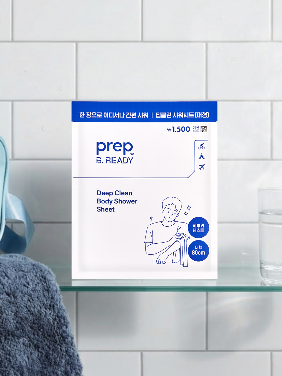 Prep by B Ready Deep Clean Body Shower Sheet 45 g_Amore Pacific