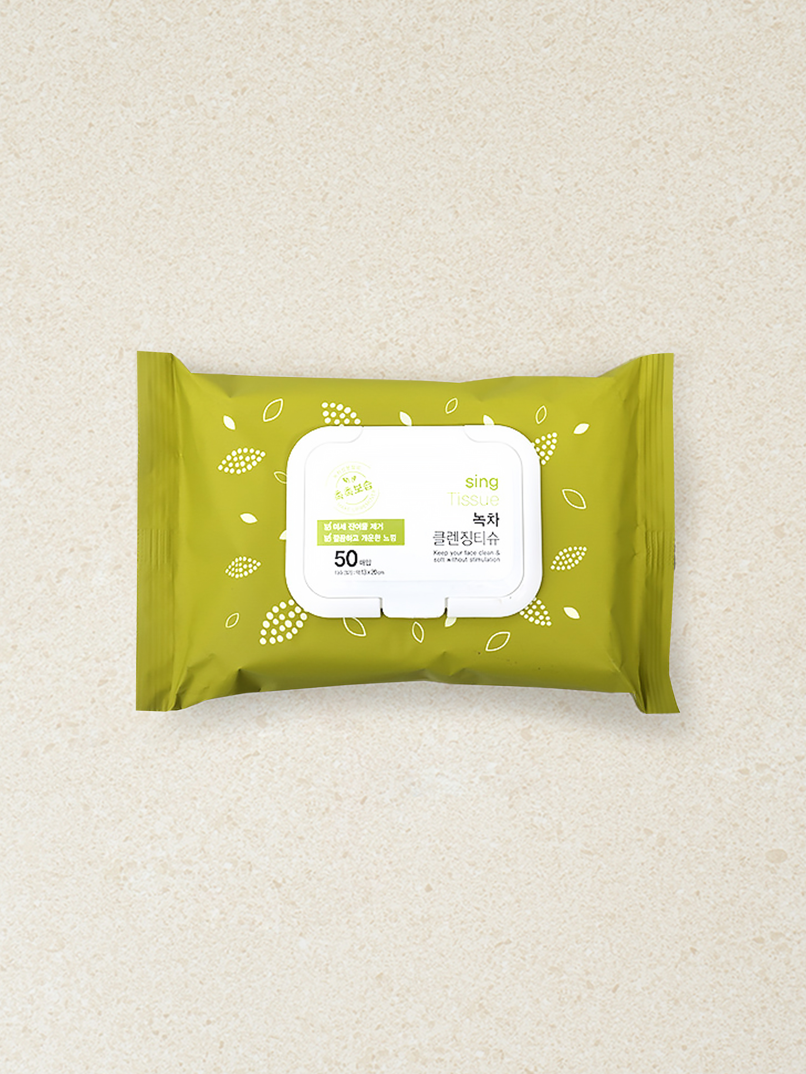 50 green tea cleansing tissues